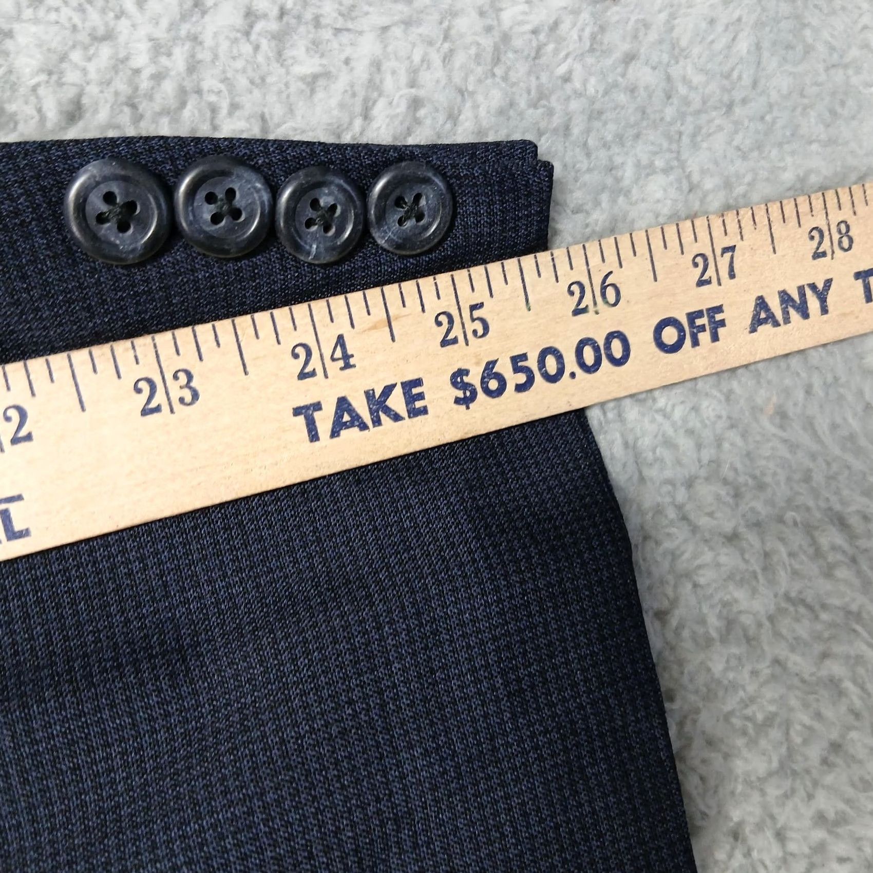 Brooks Brothers Brooks Brothers Blazer Mens 46 Long Gray Brooksease Wool Blend Sport Coat Office Suit Jacket 2 Piece Mens Regular/Long Gray 44 in Chest Size 46R - 7 Thumbnail
