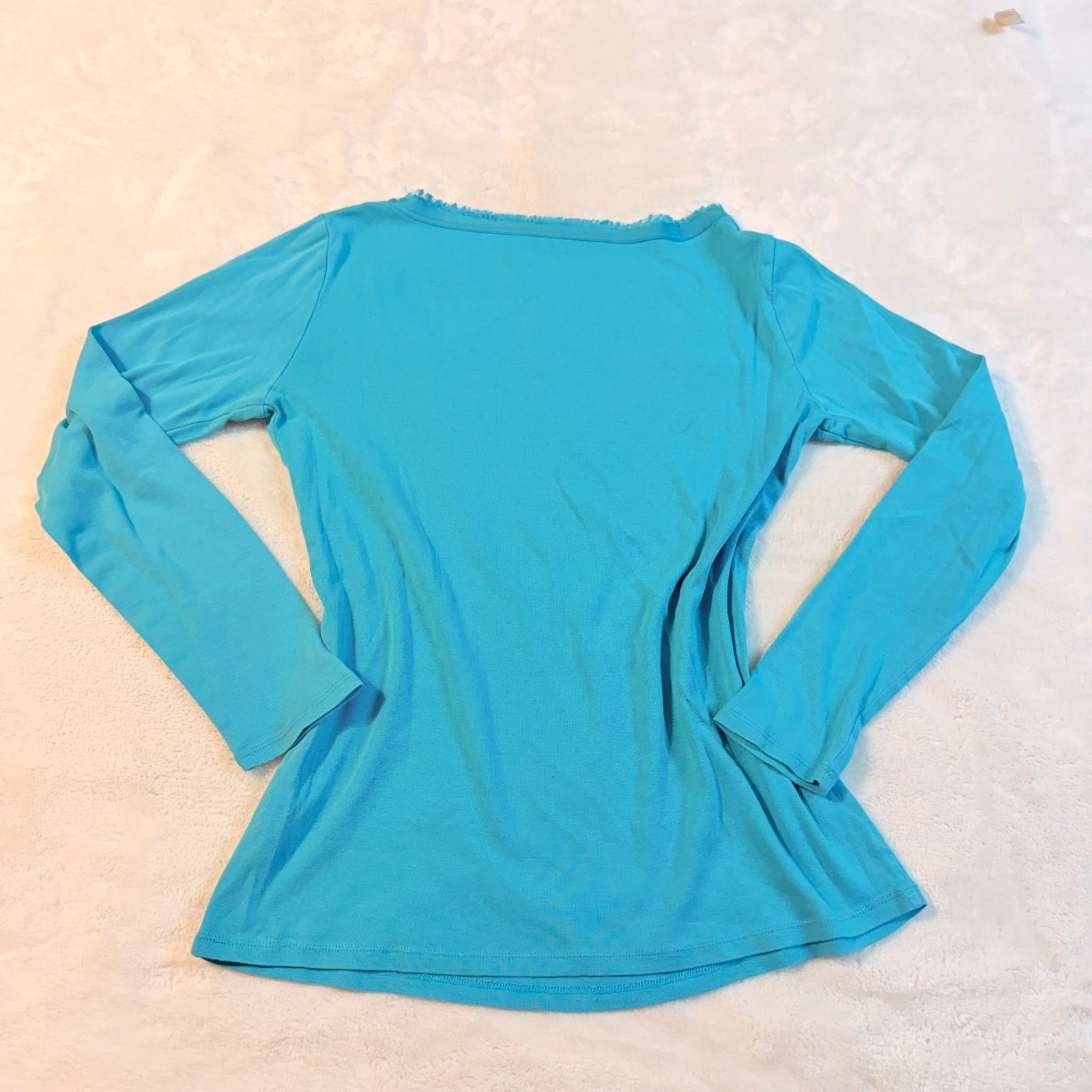 & Other Stories Vintage Womens Teal New York and Company Long Sleeve Size S / US 4 / IT 40 - 7 Thumbnail