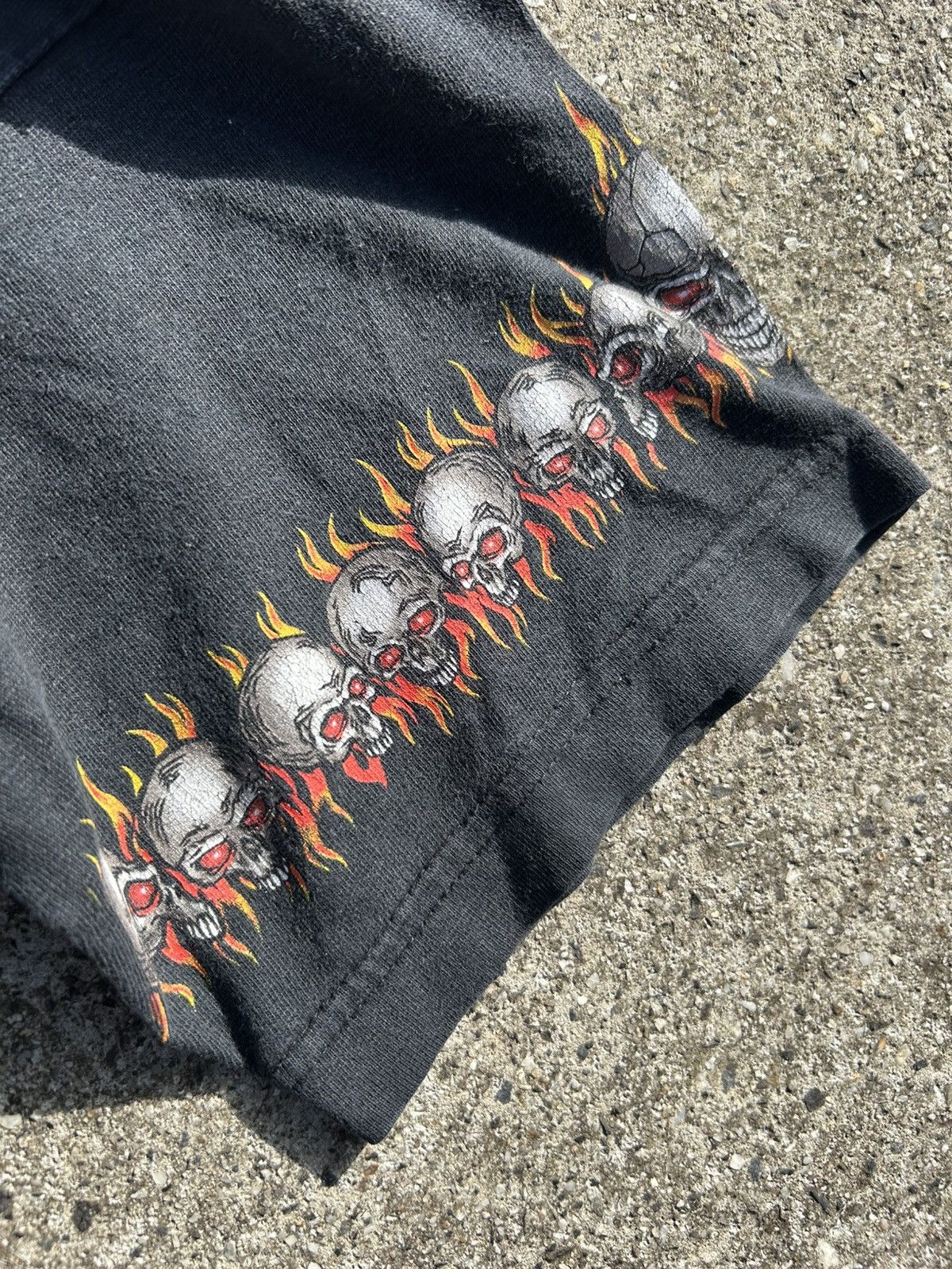 JNCO Jnco Flaming Skull Tee RARE Size US M / EU 48-50 / 2 - 5 Thumbnail