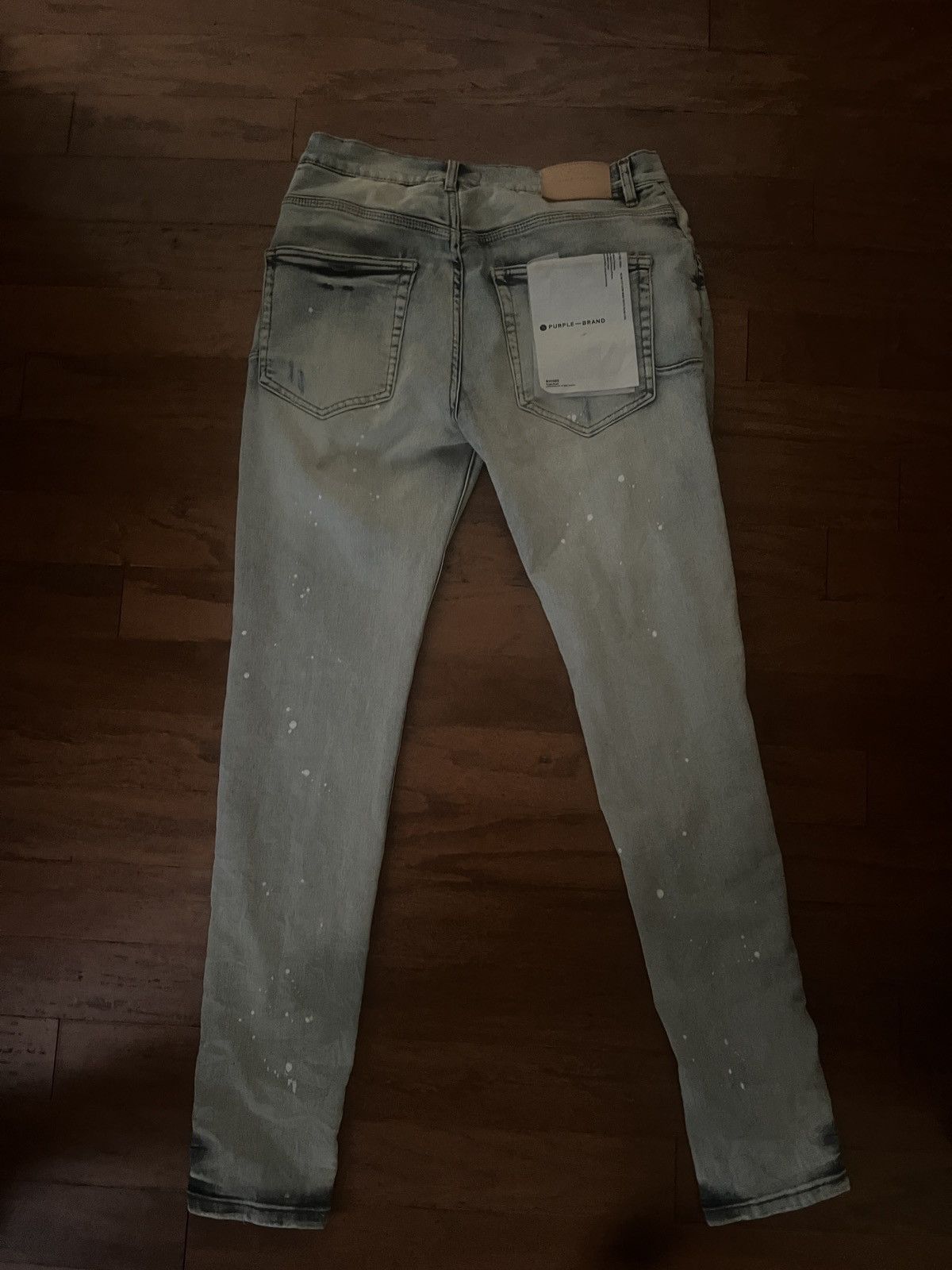 Purple Brand Purple jeans indigo paint jeans Size US 32 / EU 48 - 1 Thumbnail
