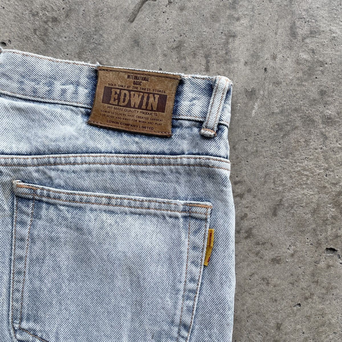 Edwin W33 Vintage Edwin Denim Distressed Wash Faded Jeans Pants Size US 33 - 8 Thumbnail