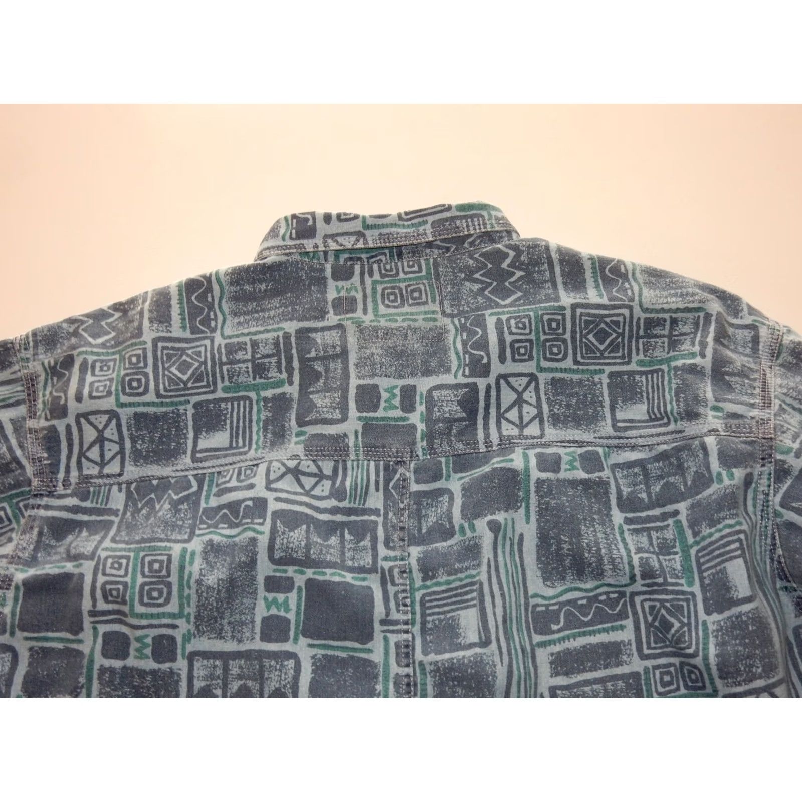 Levi's VTG Levis Button-Up Shirt XL Men Blue Cotton Denim 31in Length Long Sleeve Faint Stains Size US XL / EU 56 / 4 - 4 Thumbnail