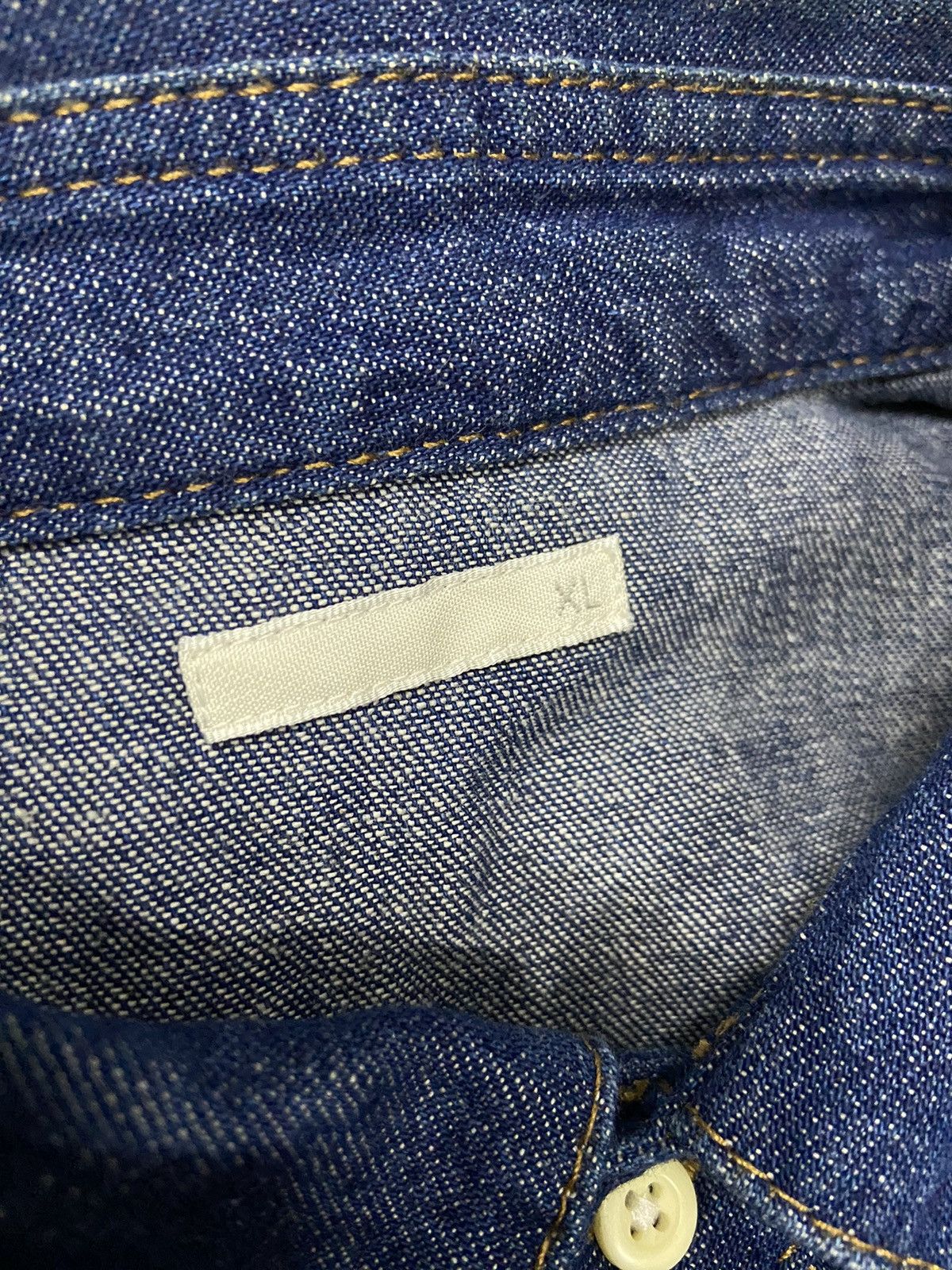 GU GU UNIQLO SNAP BUTTON DENIM JACKET Size US L / EU 52-54 / 3 - 8 Thumbnail