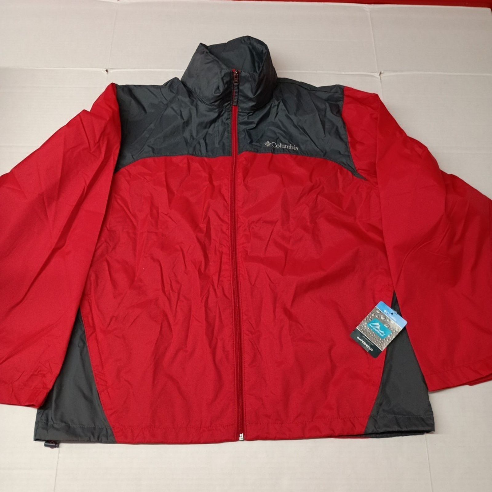 Columbia Columbia Jacket Men's XL Rain Waterproof Red WIndbreaker Size US XL / EU 56 / 4 - 1 Thumbnail