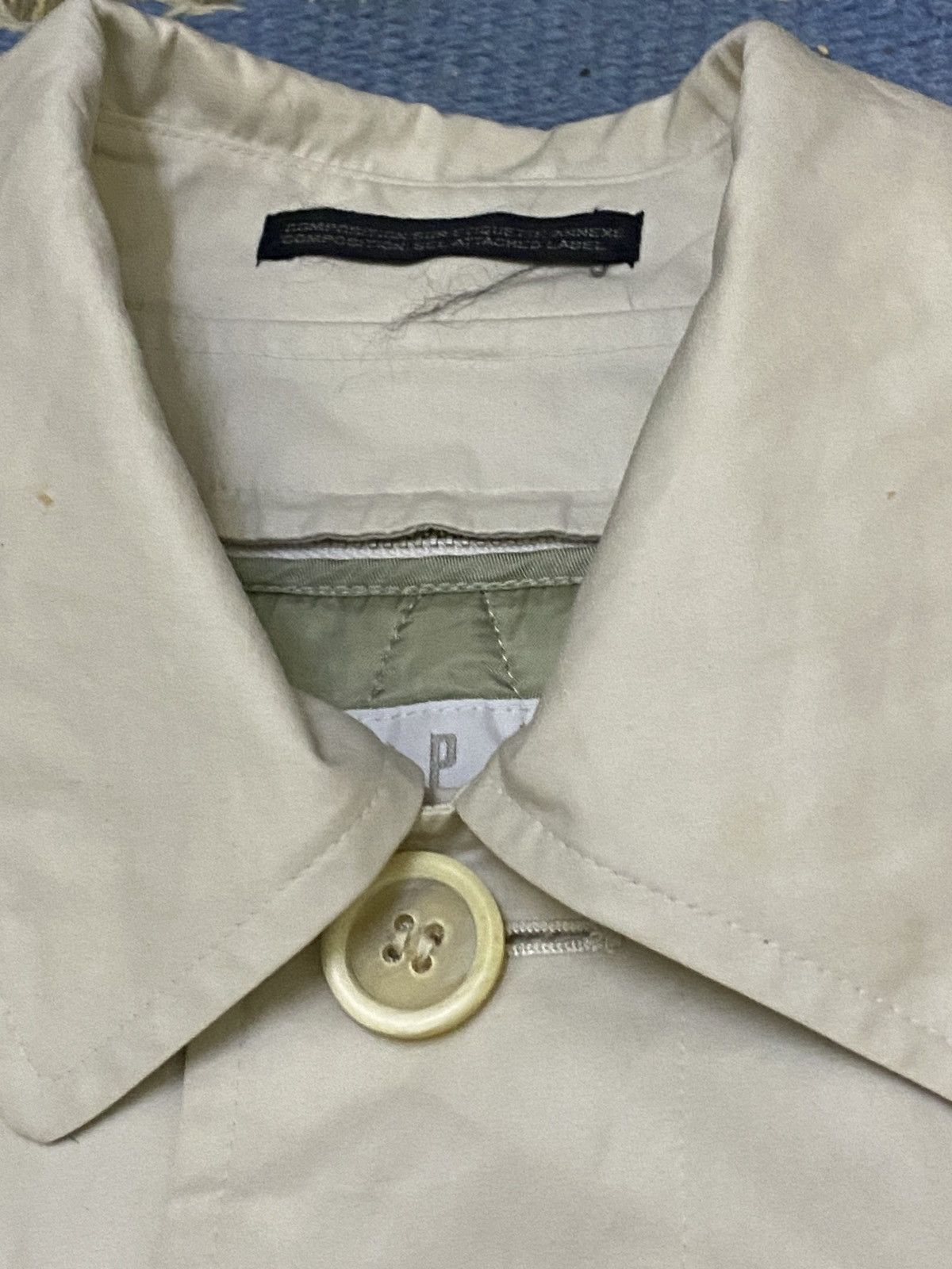 Yohji Yamamoto 90s YOHJI YAMAMOTO IMPERMEABLE LINING BELT COAT Size US M / EU 48-50 / 2 - 7 Thumbnail