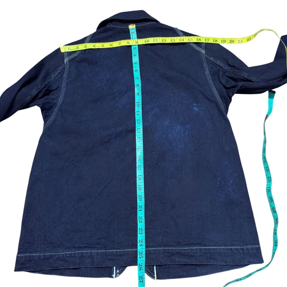 Japanese Brand Ciname Heavyweight Denim Selvedge Chore Jacket Size US M / EU 48-50 / 2 - 12 Thumbnail