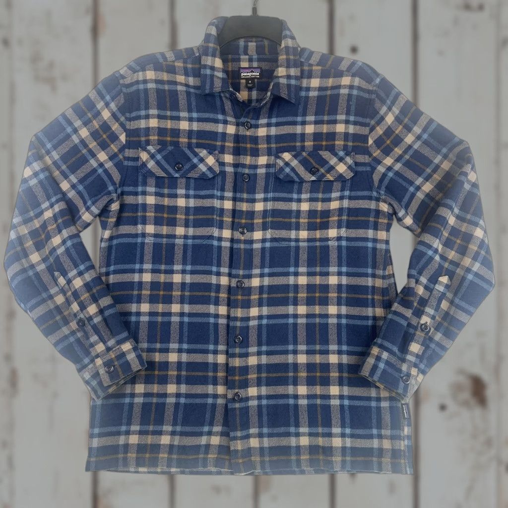 Patagonia Patagonia Shirt Mens Medium Blue Plaid Cotton Flannel Long Sleeve Button-Up Size US M / EU 48-50 / 2 - 1 Thumbnail