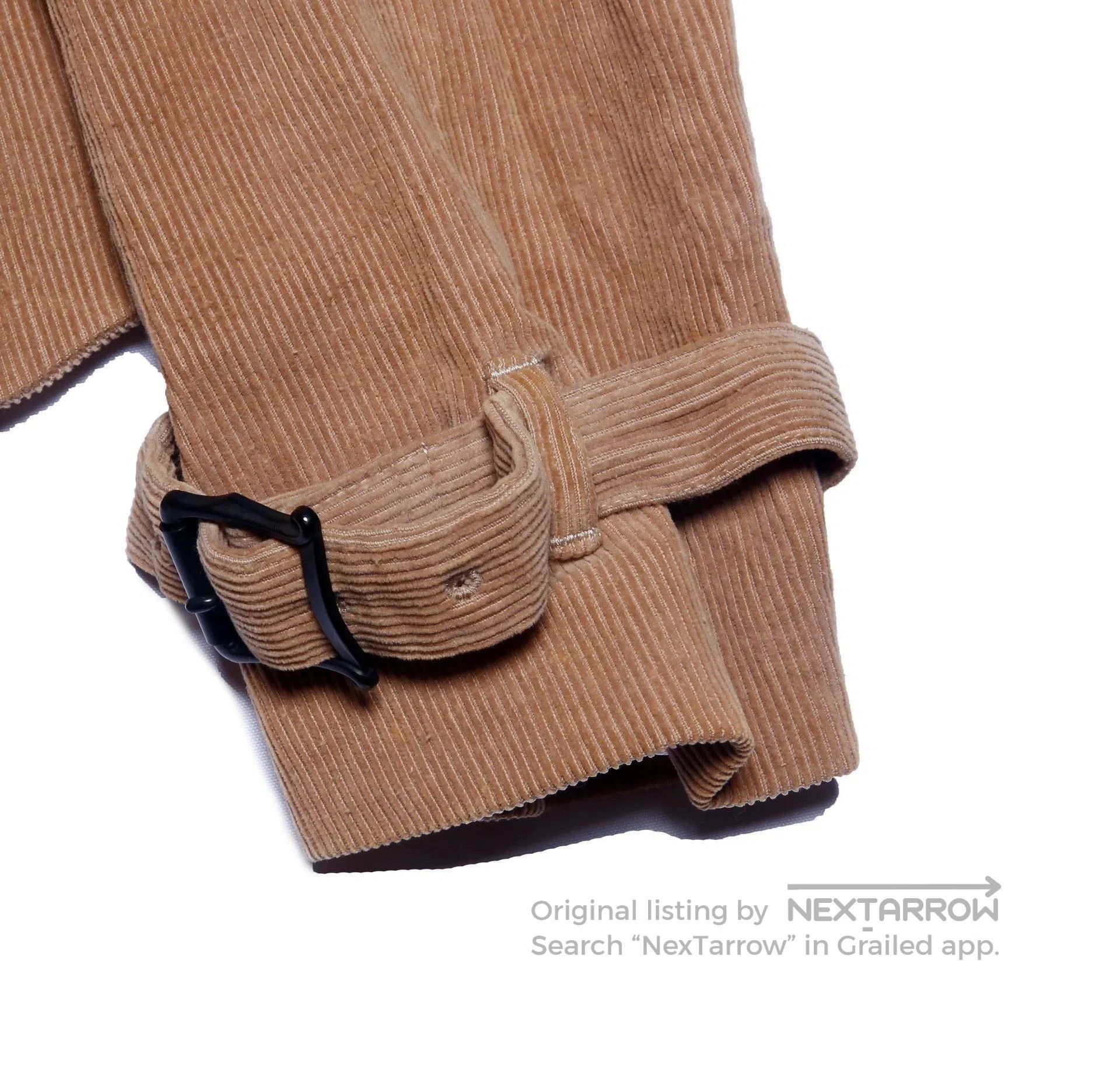 Number (N)ine Beige Double-Breasted Corduroy Jacket. Size US M / EU 48-50 / 2 - 7 Thumbnail