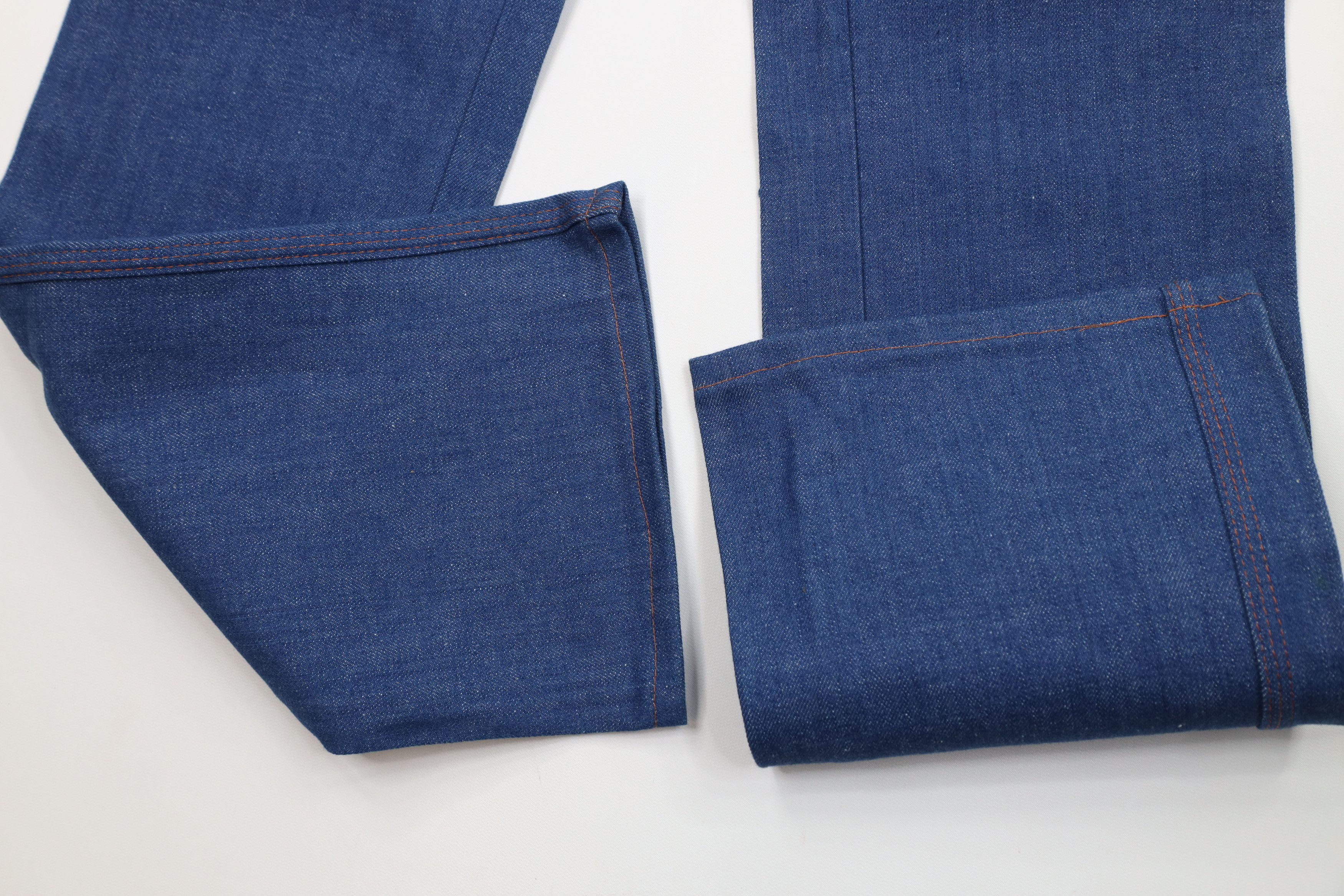 Vintage Deadstock Vintage 70s Streetwear Wide Leg Denim Jeans USA Size US 28 / EU 44 - 5 Thumbnail