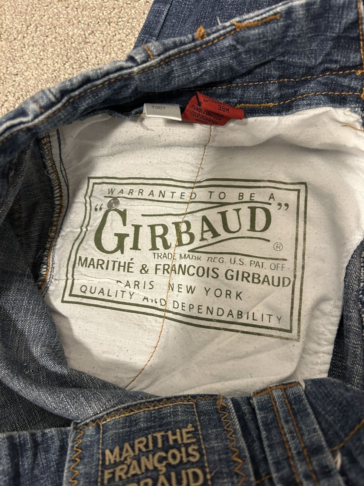 Marithe + Francois Girbaud × Vintage Le Jean De Marithe François Girbaud denim jeans Size US 36 / EU 52 - 8 Thumbnail