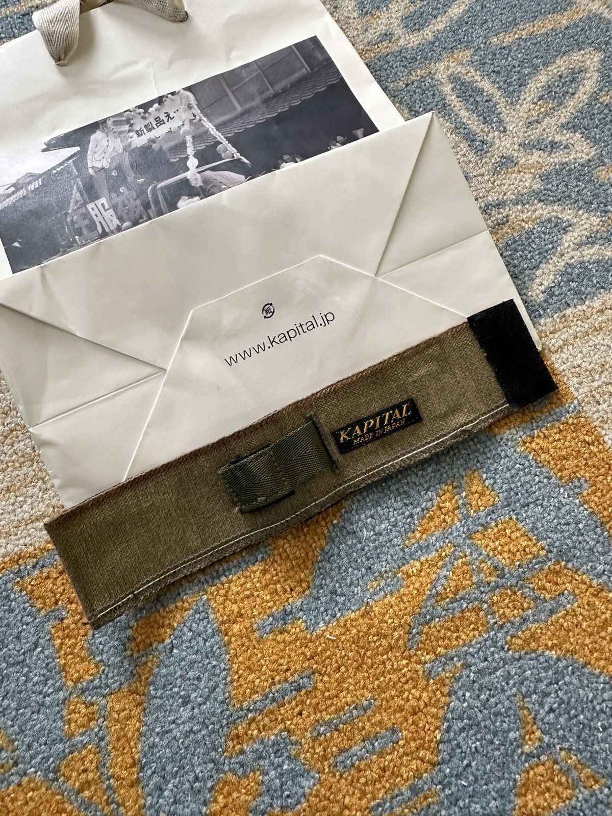 Kapital Kapital japan bracelet denim olive handmade Size ONE SIZE - 1 Thumbnail