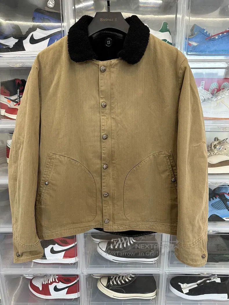 Chrome Hearts CHROME HEARTS Size XL Cashmere inner tank khaki tooling jac Size US XL / EU 56 / 4 - 1 Thumbnail