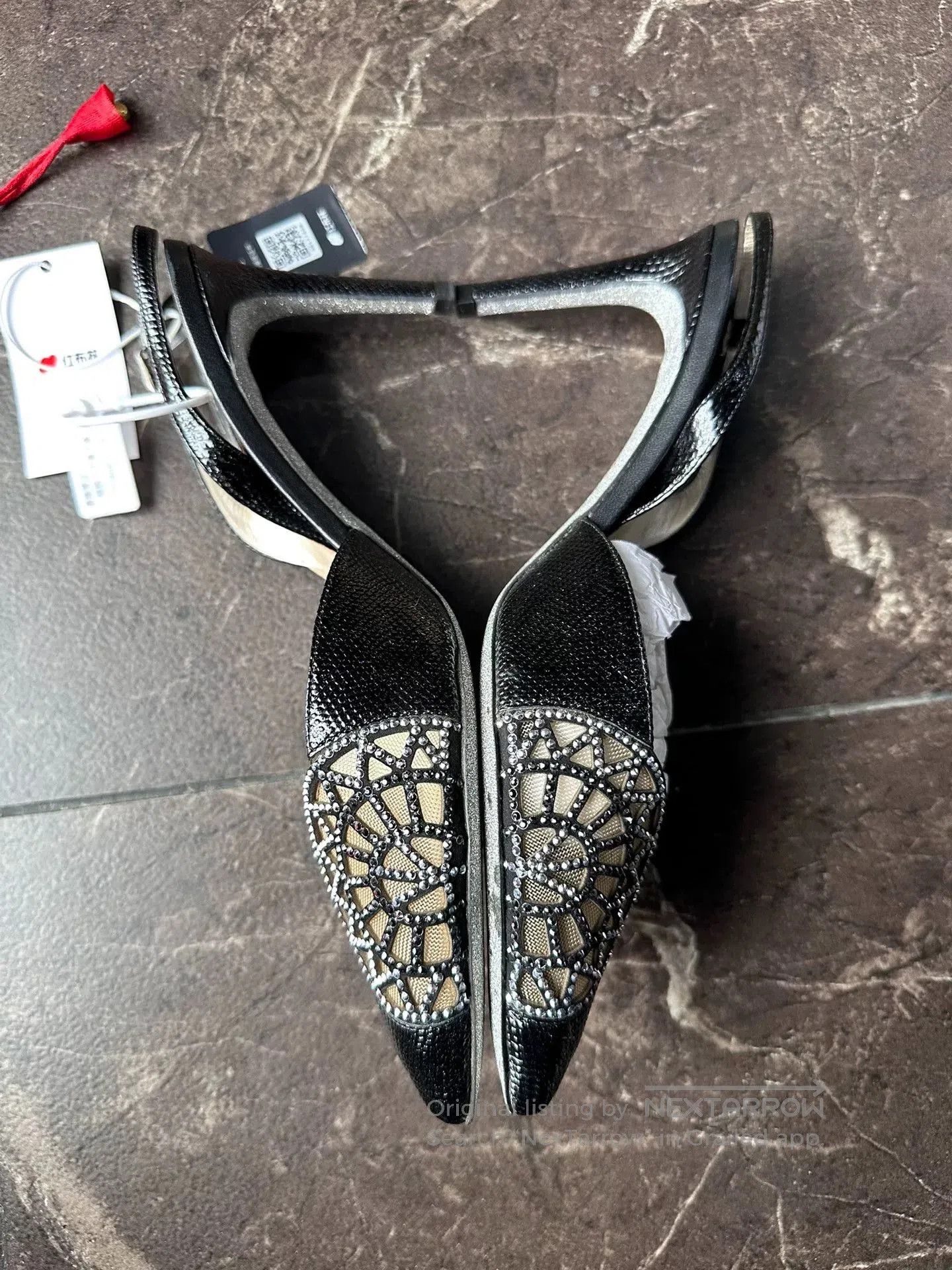 Rene Caovilla Rene Caovilla Crystal Toe Heels. Size US 5.5 / IT 35.5 - 2 Thumbnail