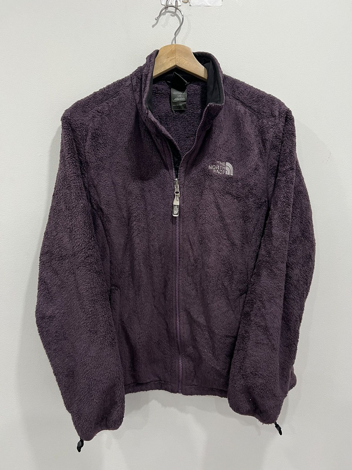 Vintage Womens North Face Fleece Sweater zip up Size L / US 10 / IT 46 - 1 Thumbnail