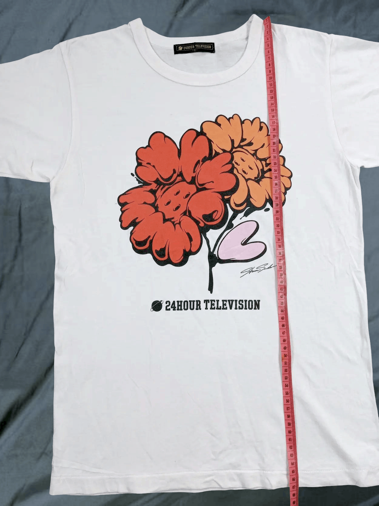Japanese Brand × Vintage Vintage Single Stitch 24 Hour Television X Shun Sudo Tees Size US S / EU 44-46 / 1 - 13 Thumbnail
