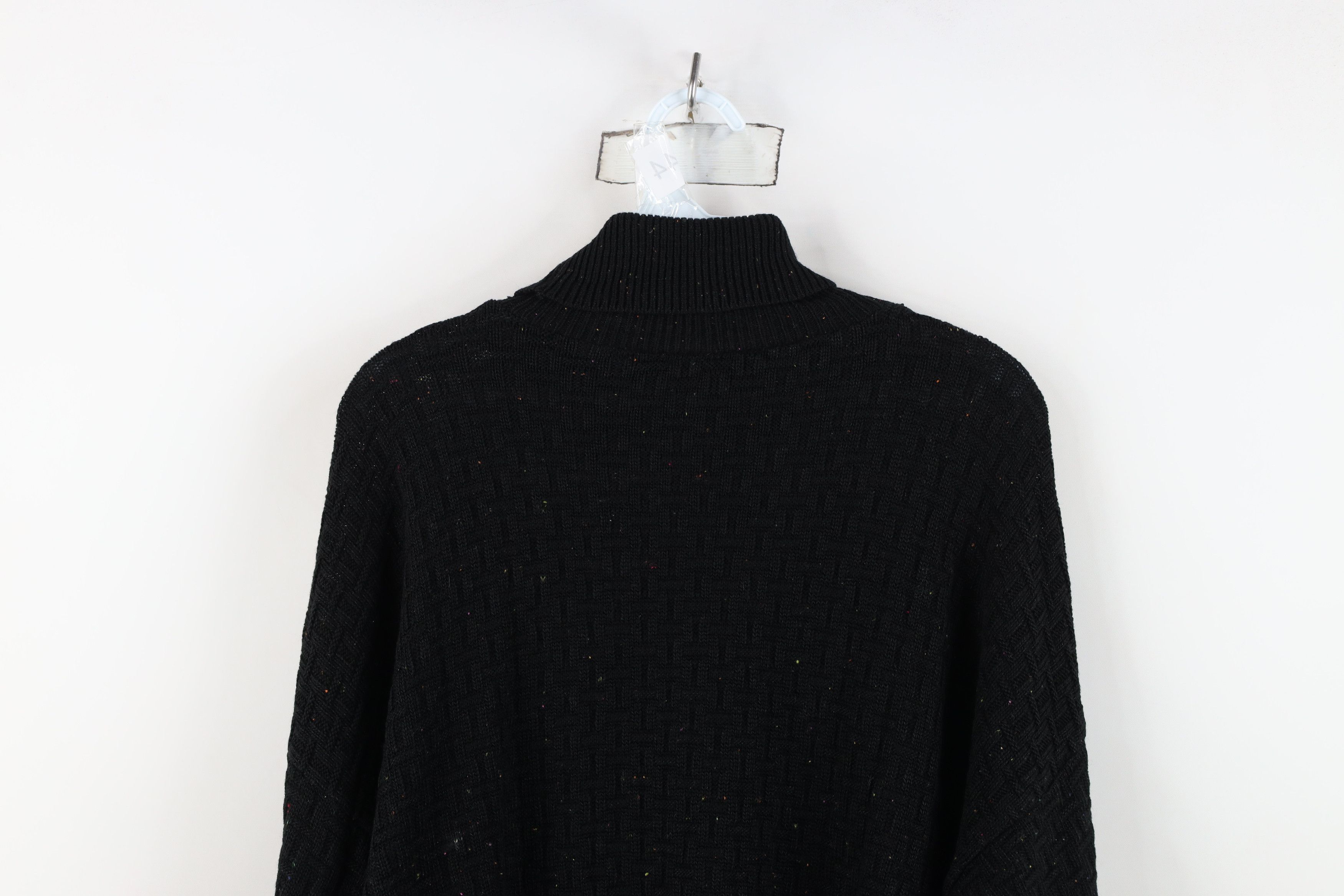 Vintage Vintage 90s Streetwear Fleck Knit Turtleneck Sweater USA Size US L / EU 52-54 / 3 - 14 Thumbnail