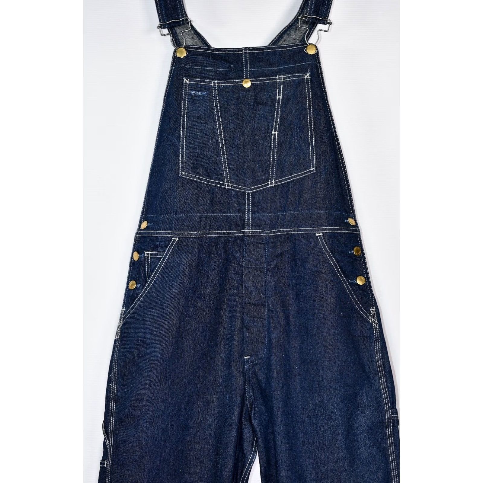 Levi's VINTAGE Levi’s 667 Orange Tab Overalls Denim Bib Jeans Men XL Blue Cotton Denim Straight Jeans Mens XL Blue 90s Size US 36 / EU 52 - 2 Thumbnail