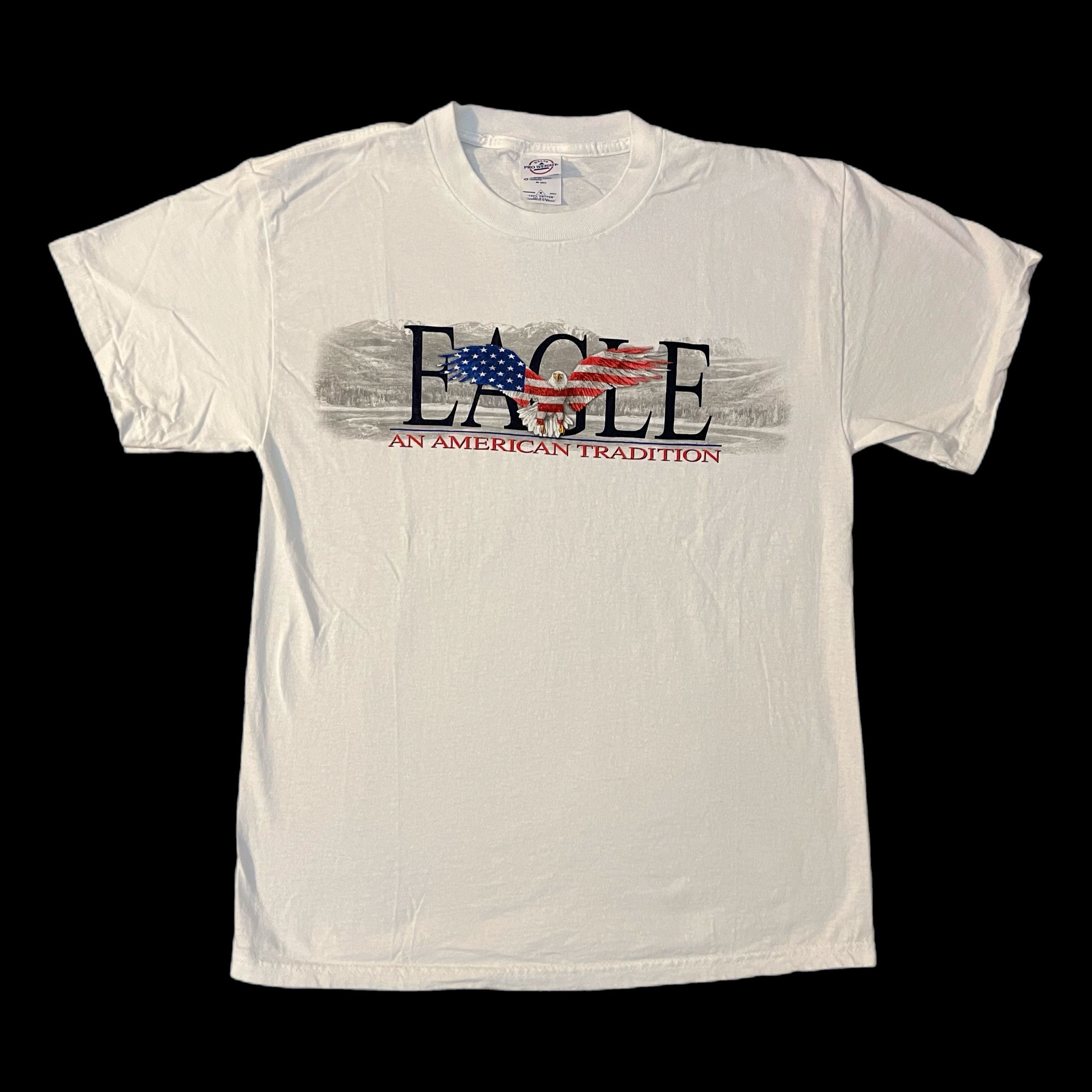 Delta × Vintage VTG 00s 2000s Eagle An American Tradition USA PatrioticTee Size US XL / EU 56 / 4 - 2 Thumbnail