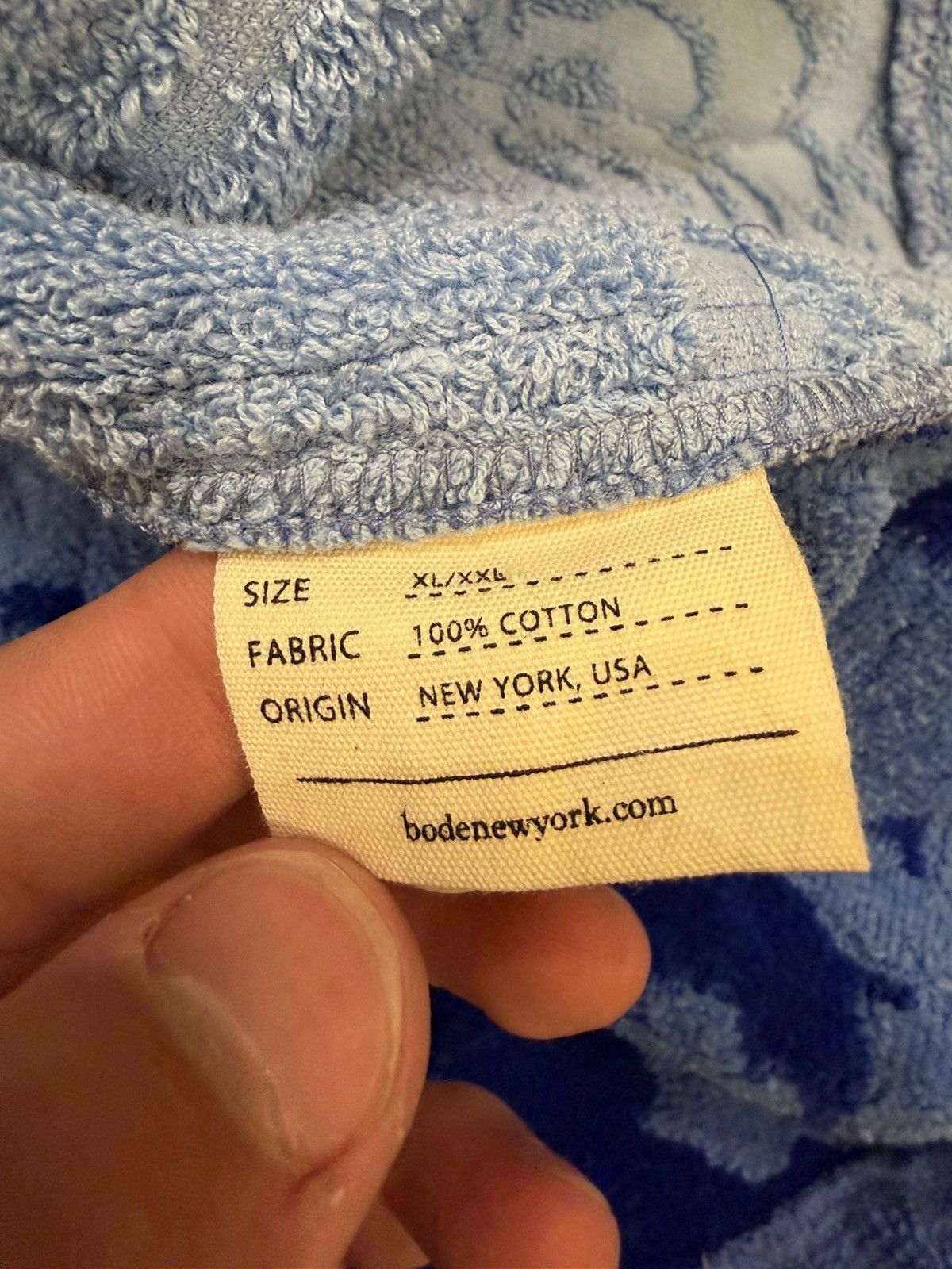 Bode Bode 1/1 Terrycloth Button Up Size US XXL / EU 58 / 5 - 4 Thumbnail