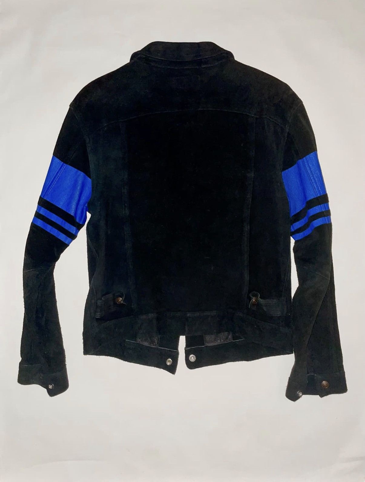 Undercover UNDERCOVER 1997 AW "LEAF" PAINTLINE COW SUEDE LEATHER JACKET Size US M / EU 48-50 / 2 - 8 Thumbnail