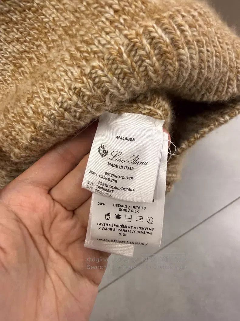 Loro Piana Loro Piana Lucky Star High-Neck Cashmere Sweater - Cashmer Size XS / US 0-2 / IT 36-38 - 4 Thumbnail