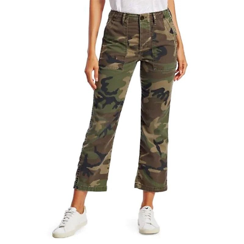 Other NWT Trave $278 Gwen The Big Battle Camo Pants 27 Deadstock Size 27" / US 4 / IT 40 - 4 Thumbnail