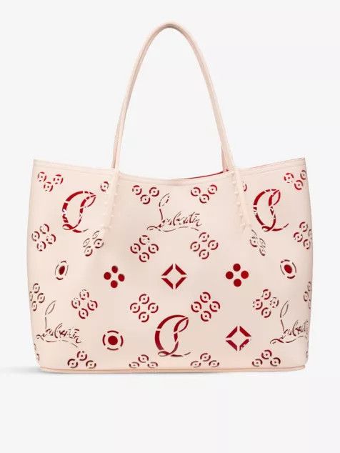 Christian Louboutin o1s1wg110125 Size:OS/Leather Tote Bag in White Size ONE SIZE - 3 Thumbnail