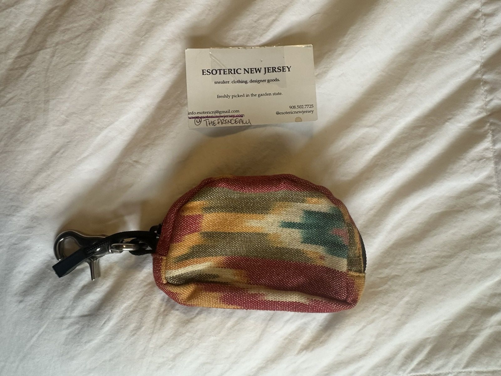 Supreme Supreme Ikat Stash Pouch SS12 Red Native Blanket Pattern Size ONE SIZE - 2 Thumbnail