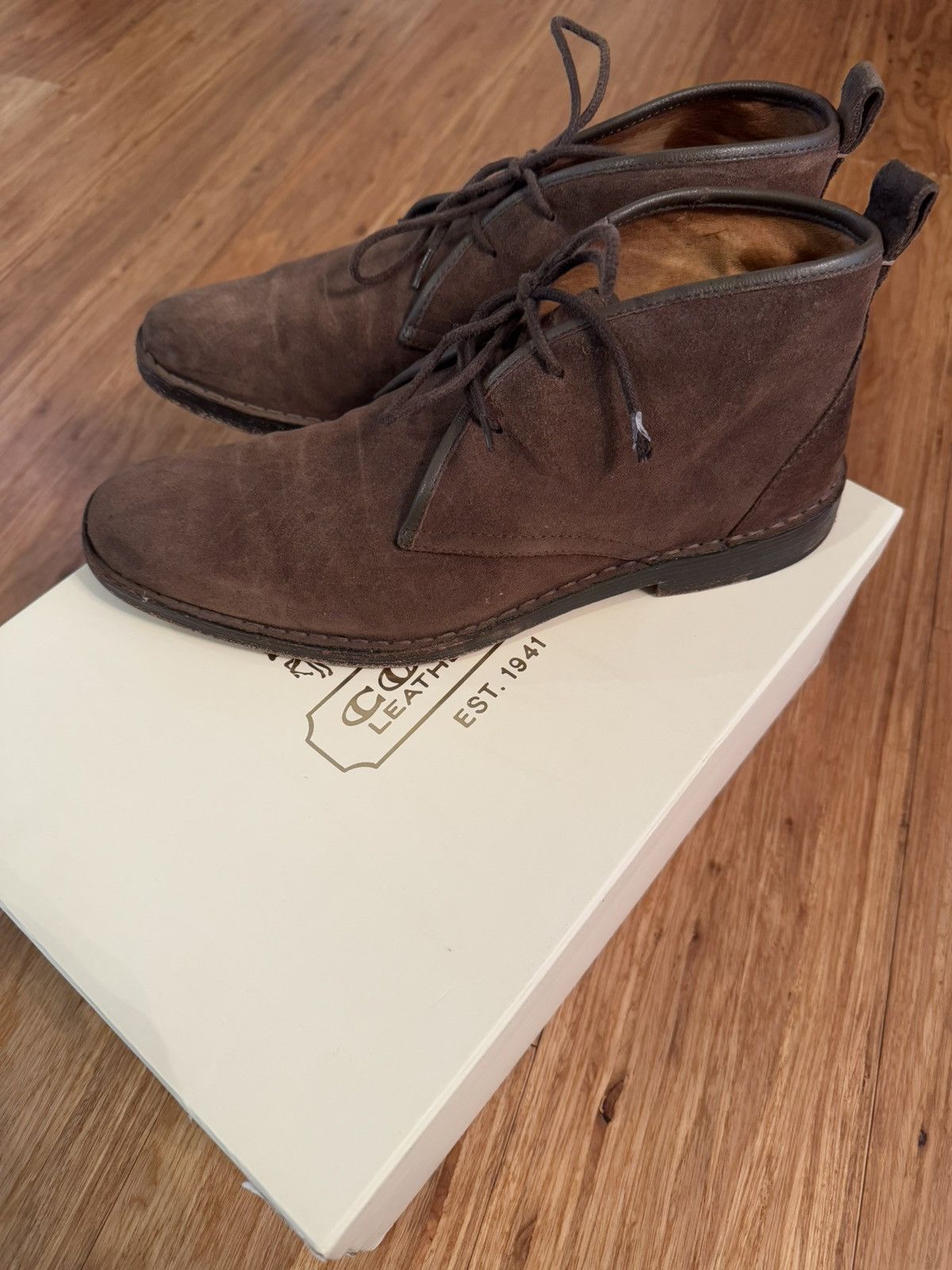 Coach Coach Caleb leather desert boots Size US 8.5 / EU 41-42 - 1 Thumbnail