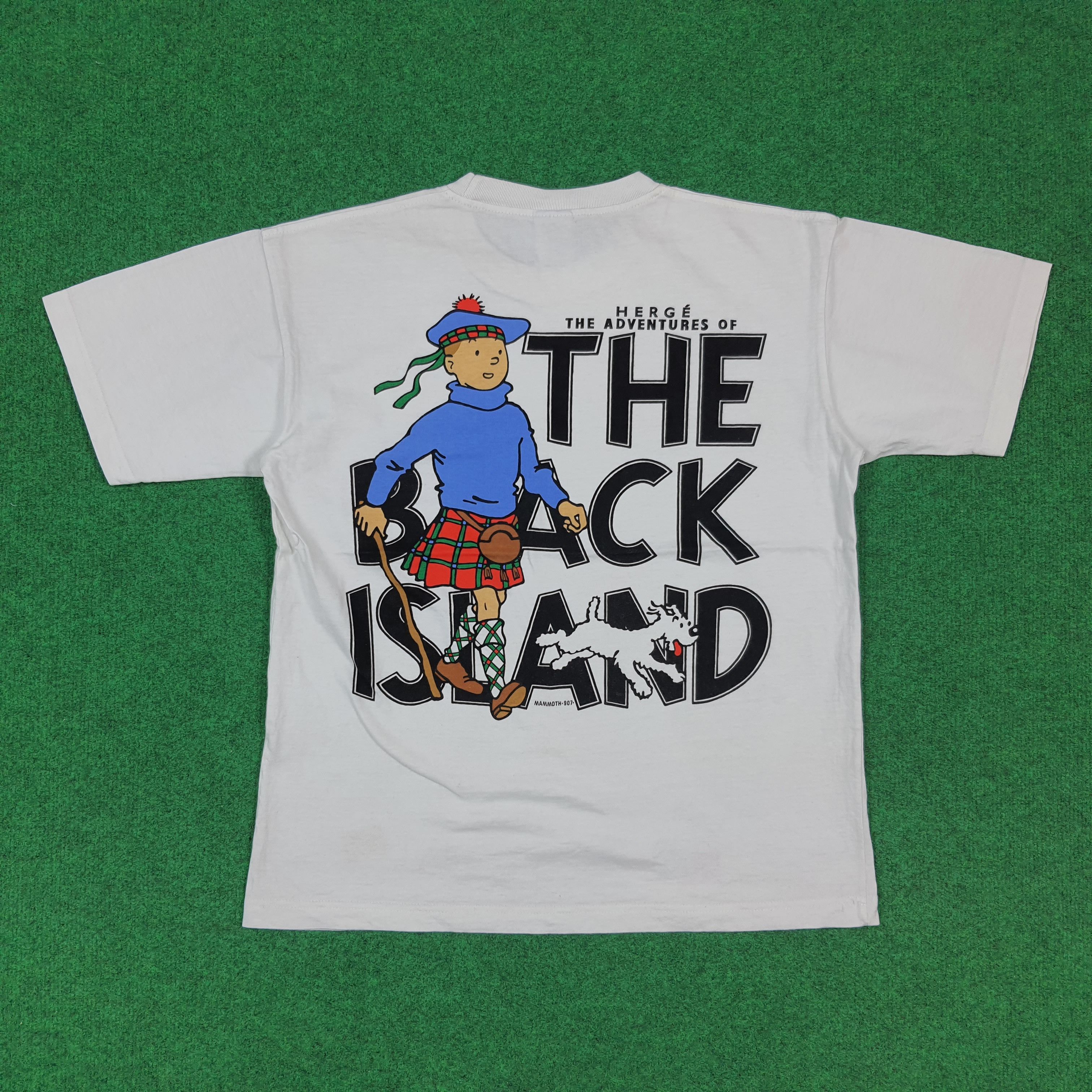 Vintage Vintage Adventure of Tintin Boxy Tshirt C294N66 Size US M / EU 48-50 / 2 - 1 Thumbnail