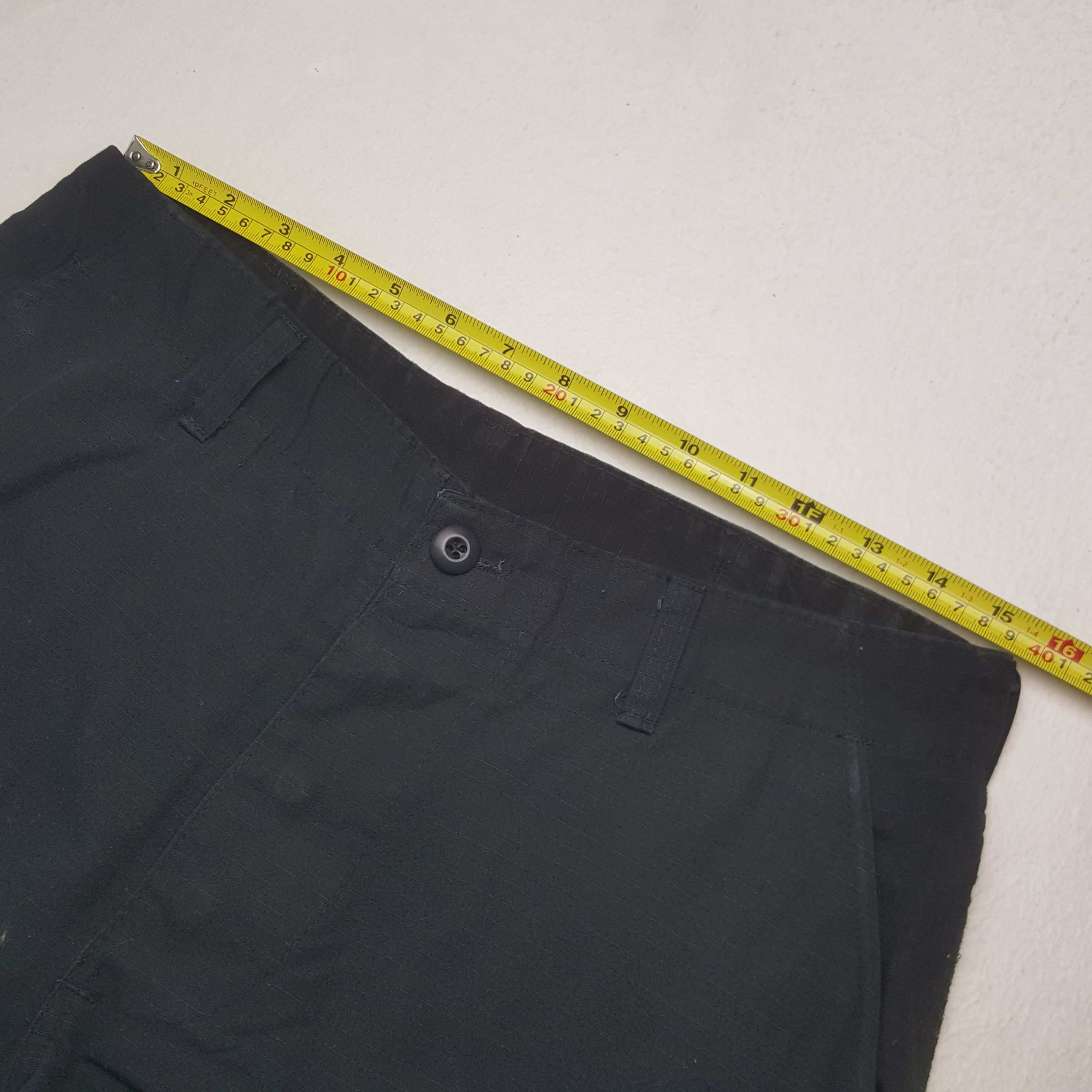 Designer Vintage Trouder Combat Black Cargo Pants Size US 30 / EU 46 - 7 Thumbnail