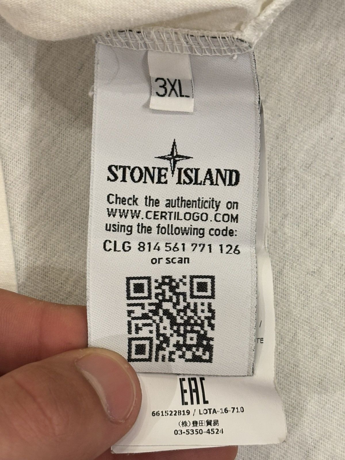 Stone Island Stone Island White Longsleeve Size US XXL / EU 58 / 5 - 5 Thumbnail
