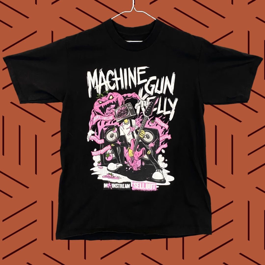Vintage Machine Gun Kelly Shirt Mens Large Black Music Tee Authentic Size US L / EU 52-54 / 3 - 1 Thumbnail