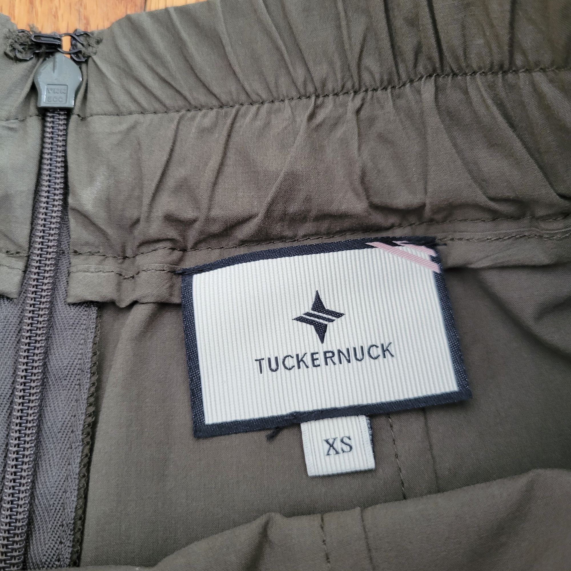 Vintage Tuckernuck Army Green Maxi Skirt XS Cotton High Waisted A Li Size 26" / US 2 / IT 38 - 4 Thumbnail