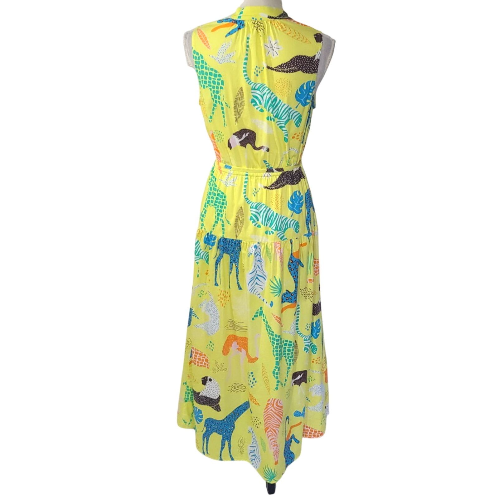 Other Sheridan French Womens Yellow Safari Midi Shirt Dress Small Size S / US 4 / IT 40 - 4 Thumbnail