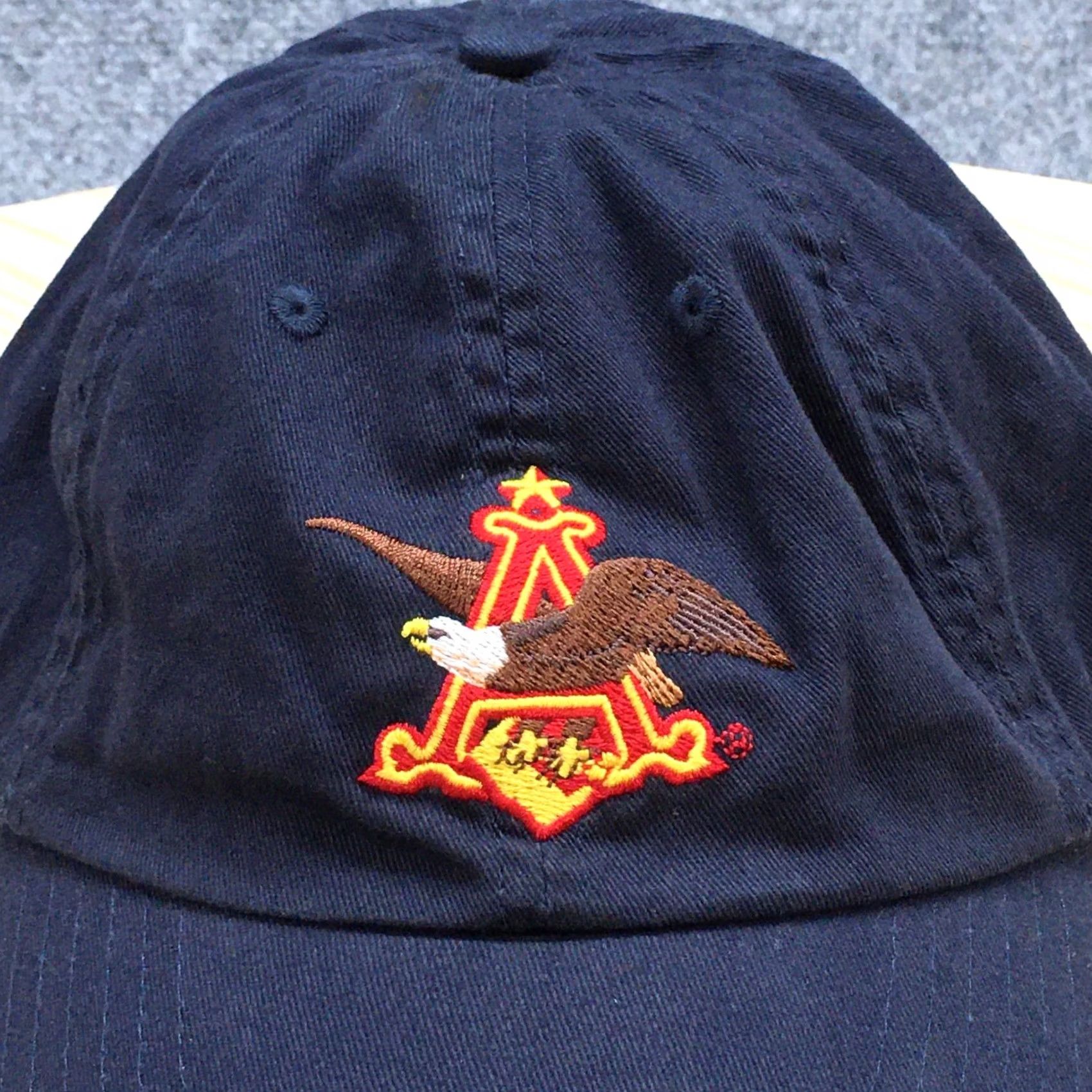 Vintage Anheuser-Busch St. Louis Brewery Baseball Hat Unisex Blue OS Embroidered Logo Size ONE SIZE - 4 Thumbnail