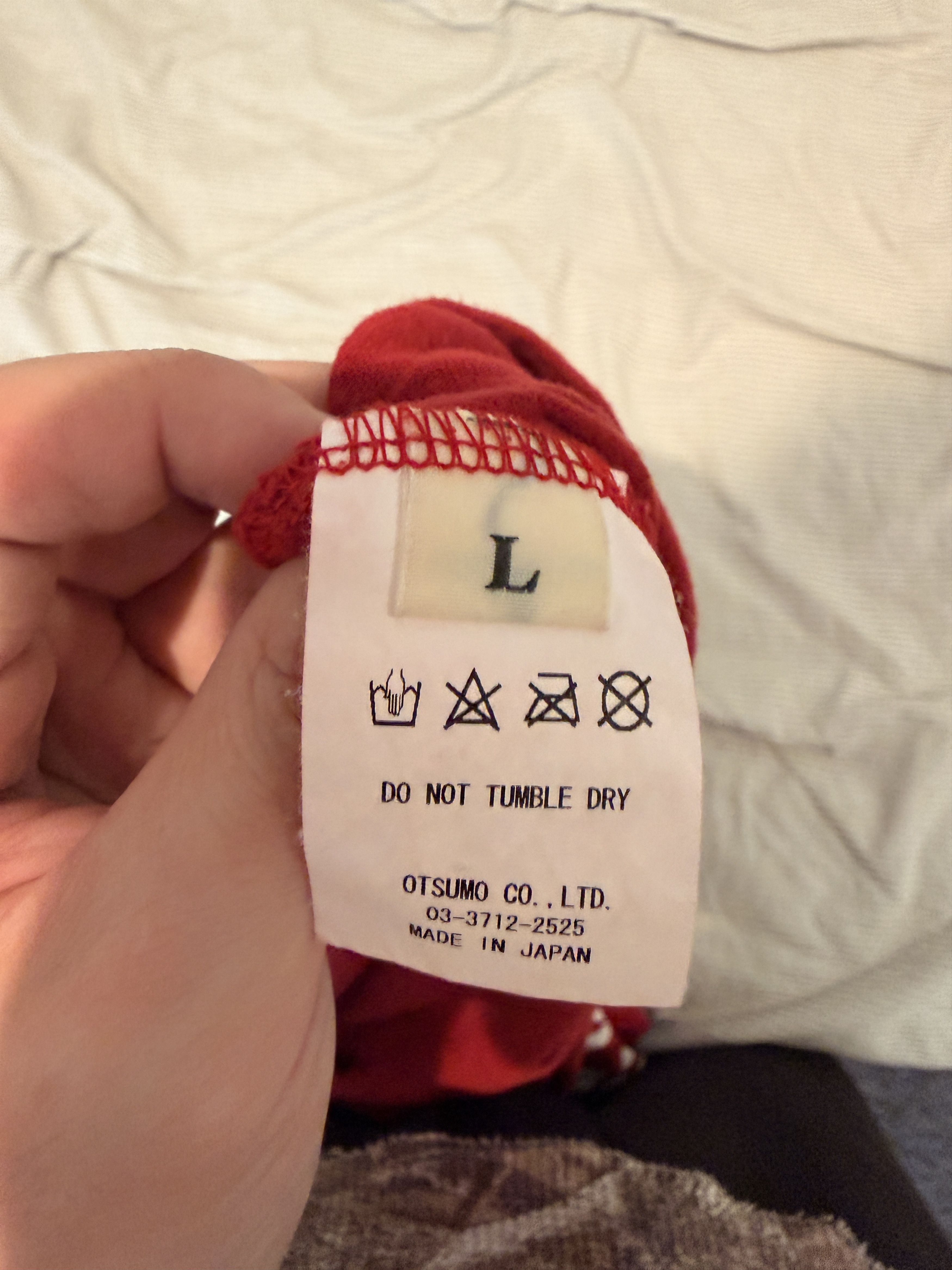 Human Made Human Made "Dry Alls" red tee Size US M / EU 48-50 / 2 - 5 Thumbnail