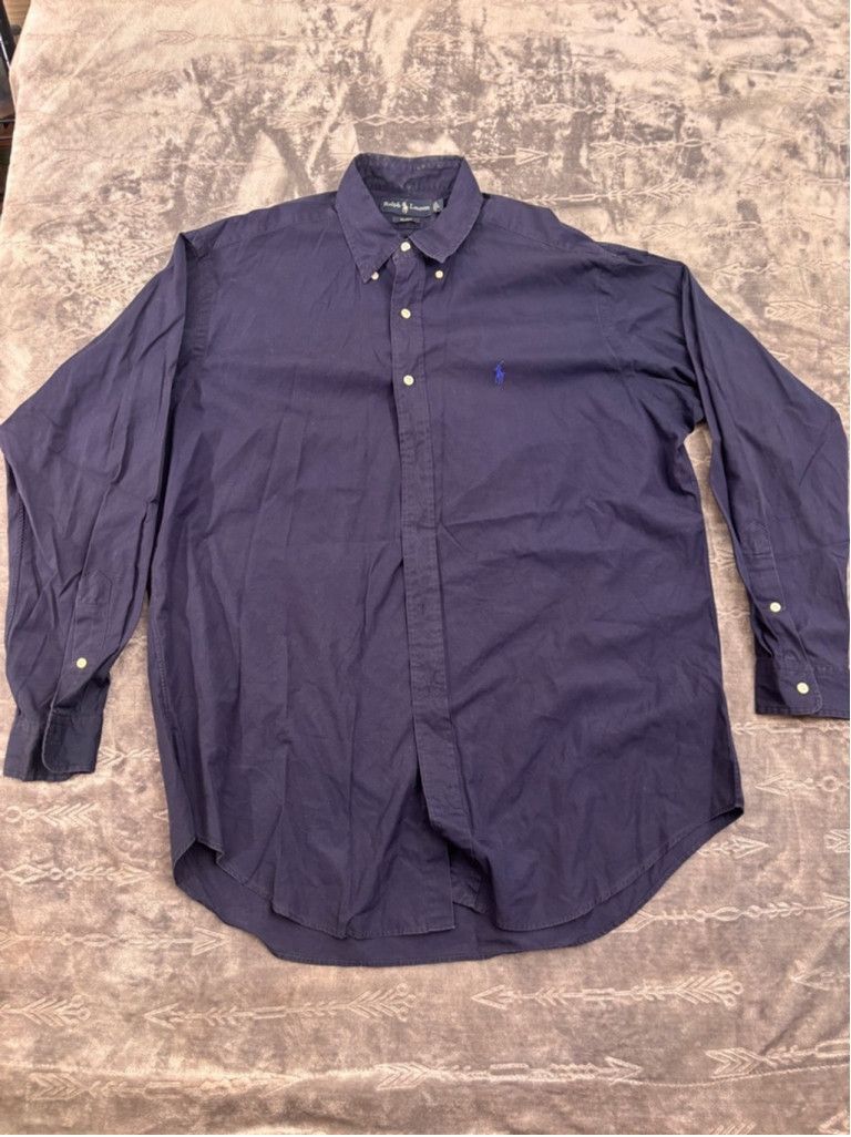 Ralph Lauren Men's Ralph Lauren Button Down Shirt Size L Blue Size US L / EU 52-54 / 3 - 1 Thumbnail