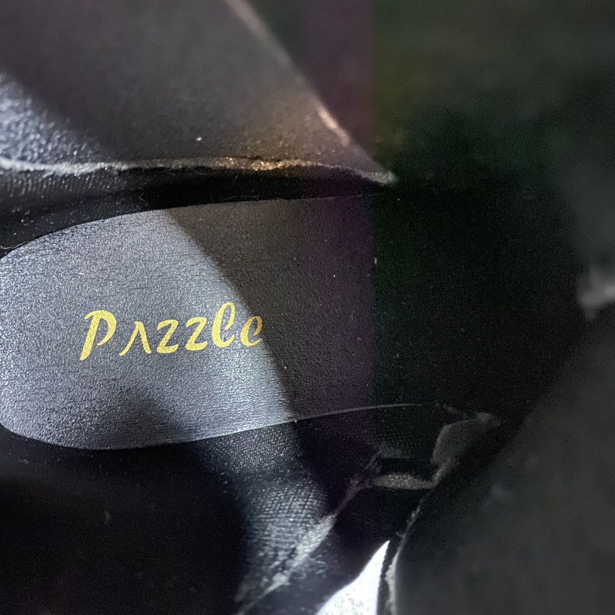 Other Pazzle Chain Accent Ankle Boots Women's Black NWOT Size US 7.5 / IT 37.5 - 5 Thumbnail