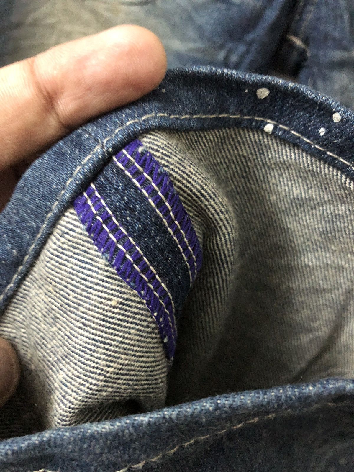 Japanese Brand × Vanquish Vanquish Destroyed Mud Wash Painted Jeans Size US 30 / EU 46 - 6 Thumbnail