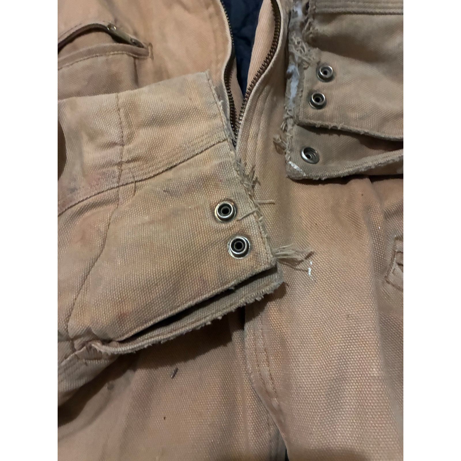 Other Vintage Tri-Mountain Tan Canvas Work Jacket XL Bangladesh Size US XL / EU 56 / 4 - 12 Thumbnail