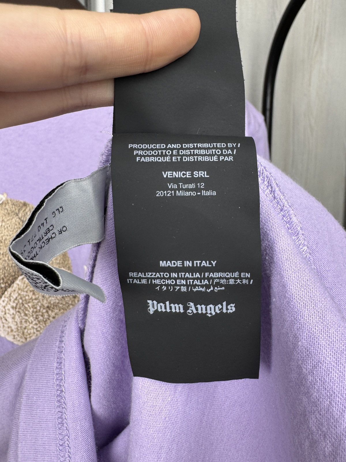 Palm Angels Palm Angels Kill The Bear Lilac Tee Shirt Small Size US S / EU 44-46 / 1 - 12 Thumbnail