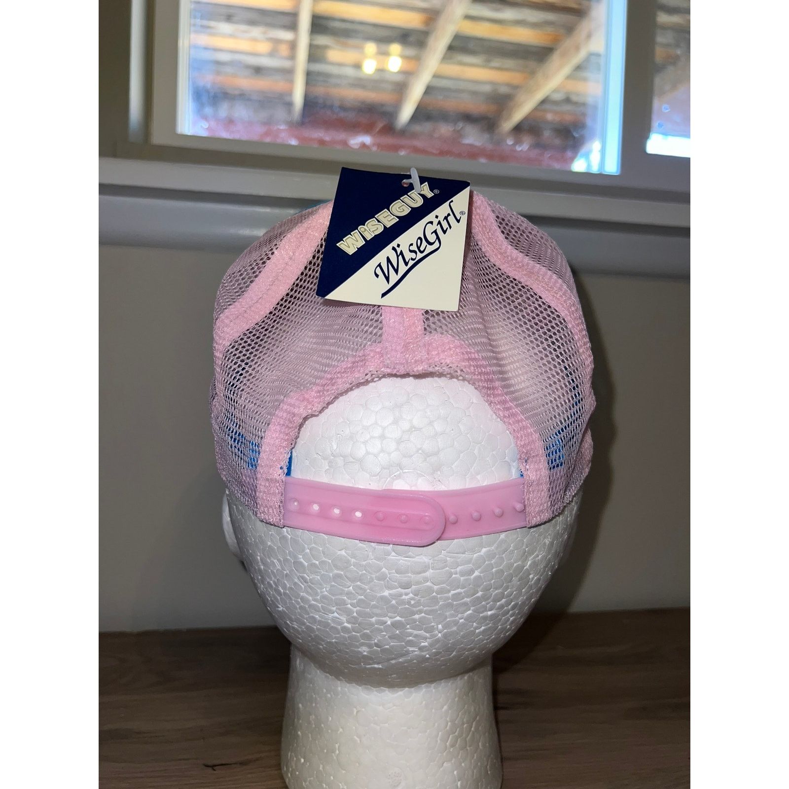 Vintage Y2K Von B*tch Blue Pink Trucker Hat Designer Spoof 2000s OS Size ONE SIZE - 4 Thumbnail