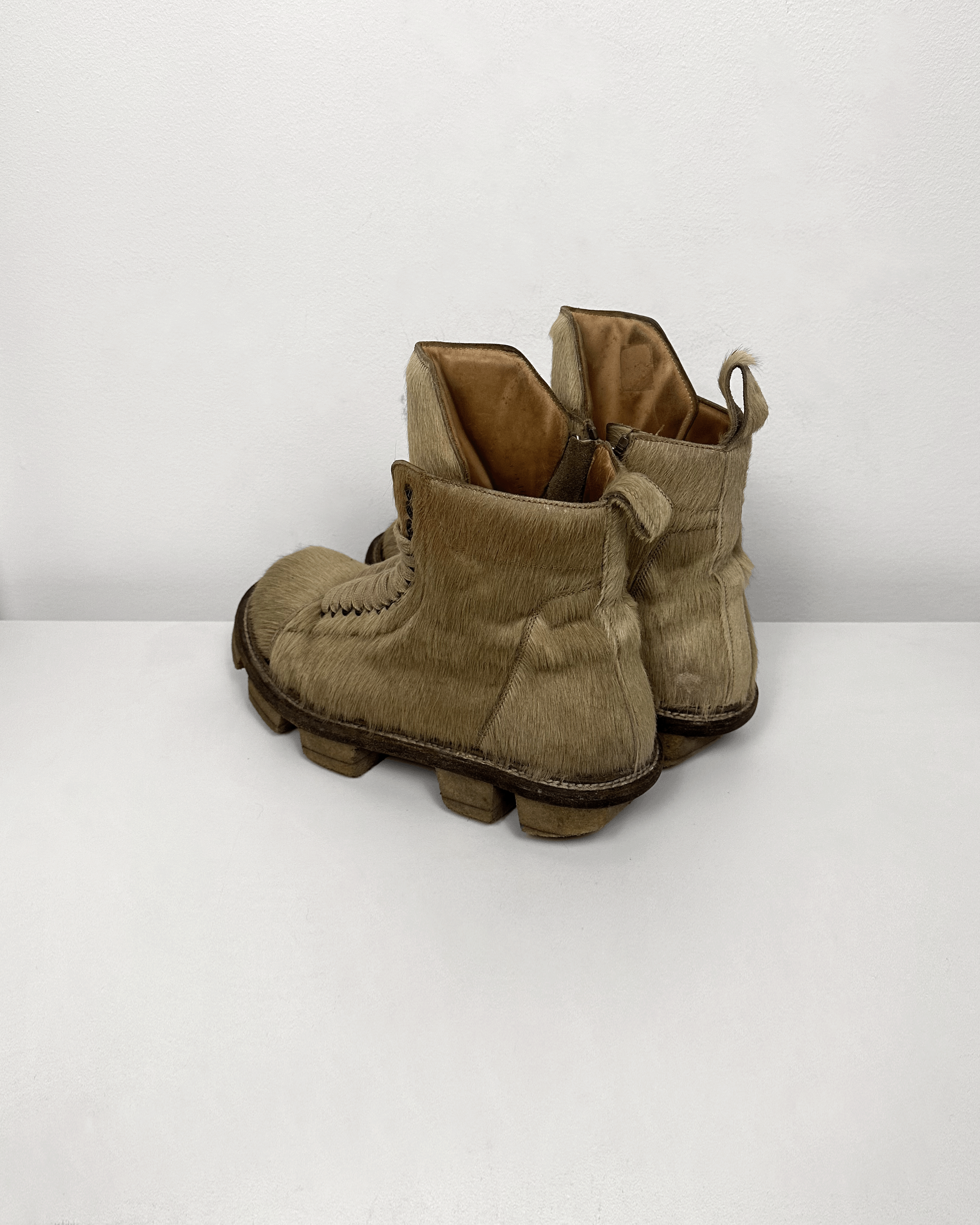 Rick Owens Rick Owens Ponyhair Megatooth Boots Size US 8.5 / EU 41-42 - 2 Thumbnail