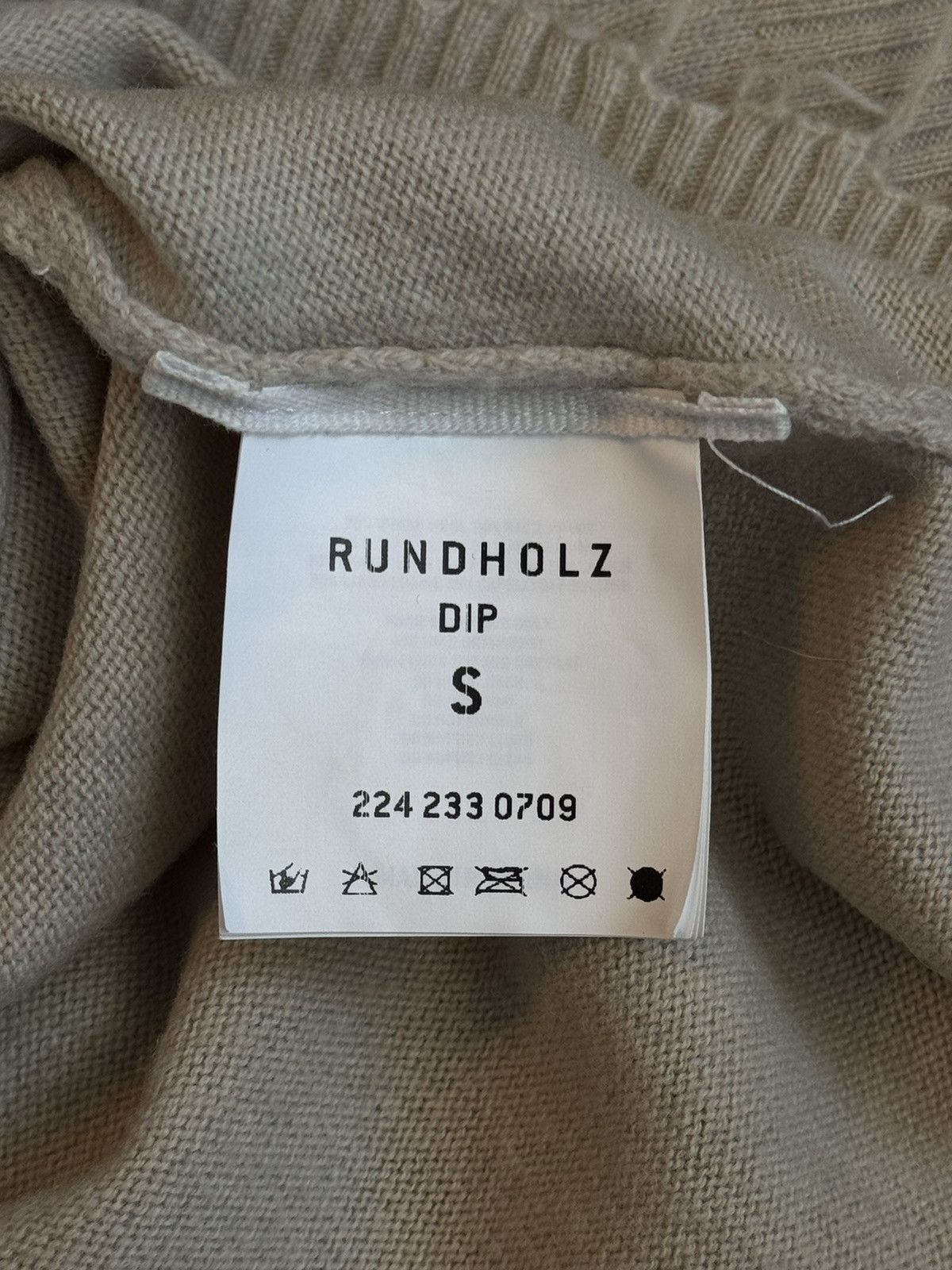Rundholz Rundholz DIP racoonhair wool blend distressed sweater Size S / US 4 / IT 40 - 5 Thumbnail