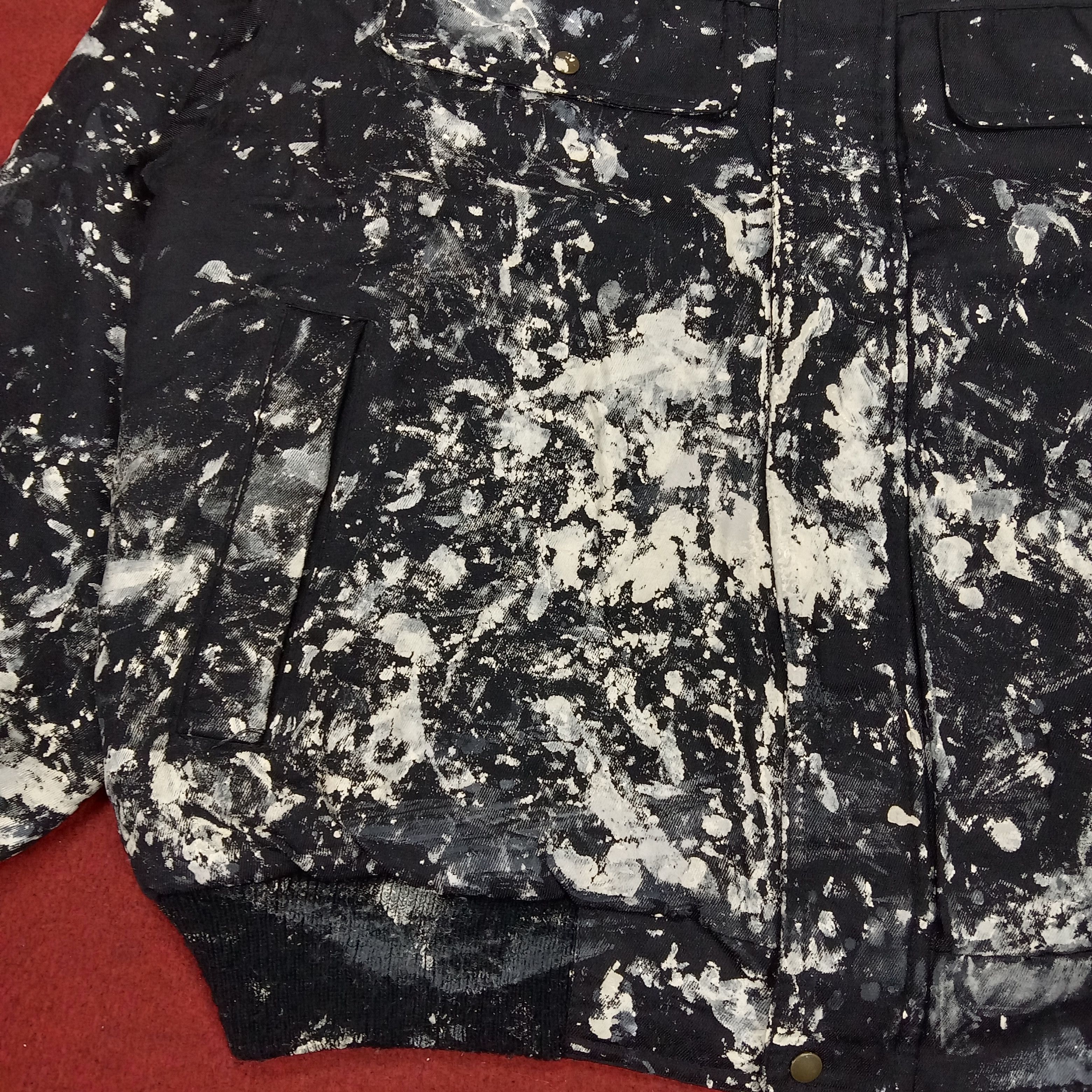 Vintage Jacket Painting Art Design Workers Style Streetwear Rare Size US L / EU 52-54 / 3 - 3 Thumbnail