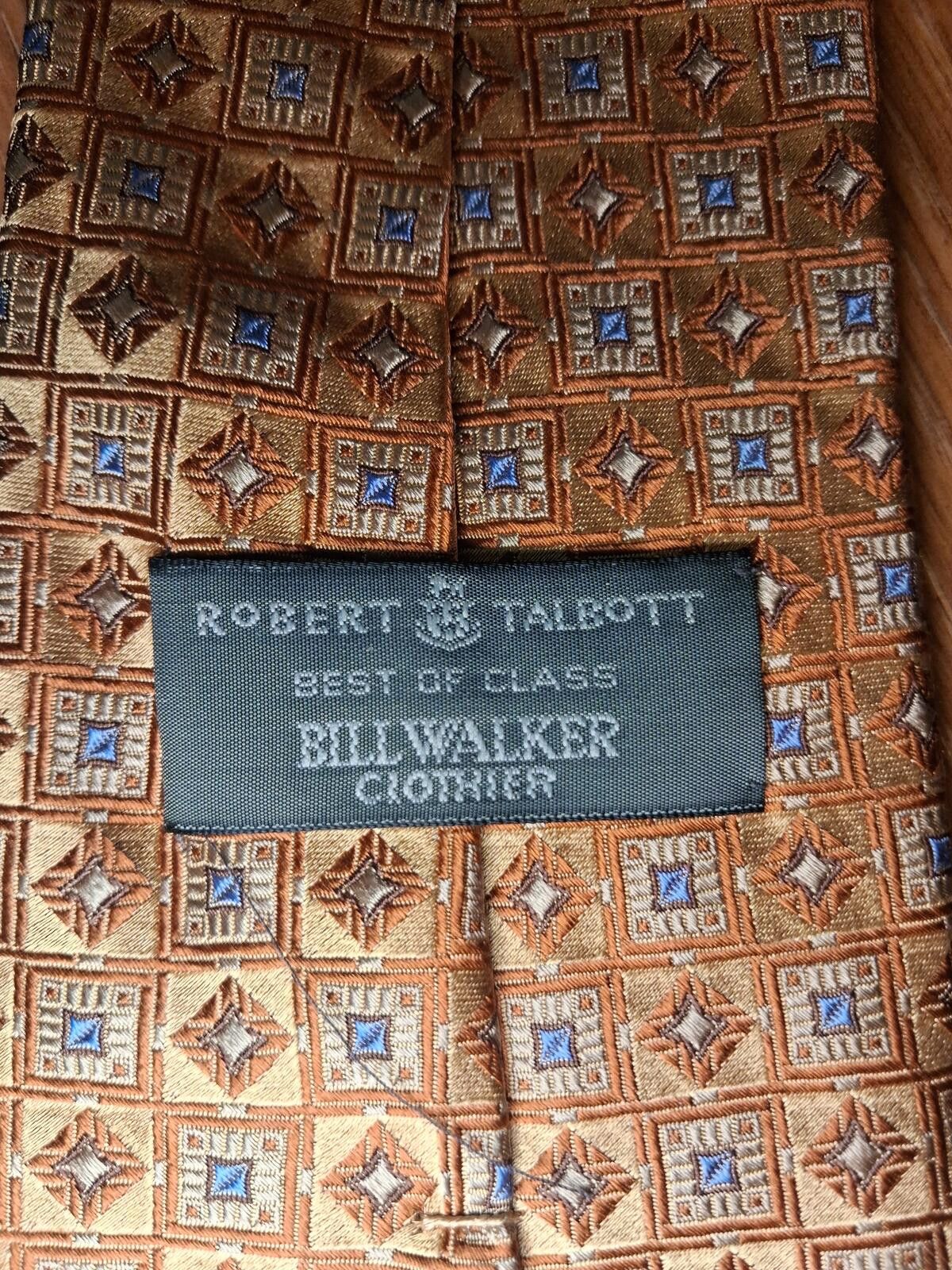 Robert Talbott Robert Talbott Best Of Class Silk Tie Gold Geometric Wide Size ONE SIZE - 2 Thumbnail