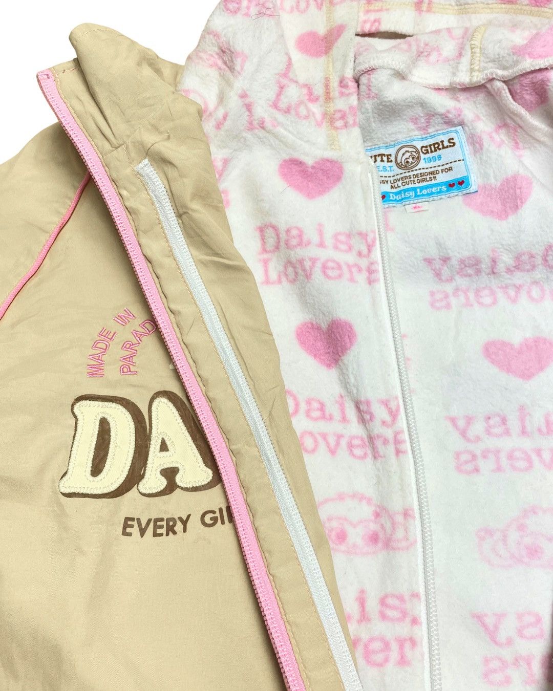 Japanese Brand Daisy Girls Aloha Tropical Lightweight Windbreaker Size M / US 6-8 / IT 42-44 - 3 Thumbnail