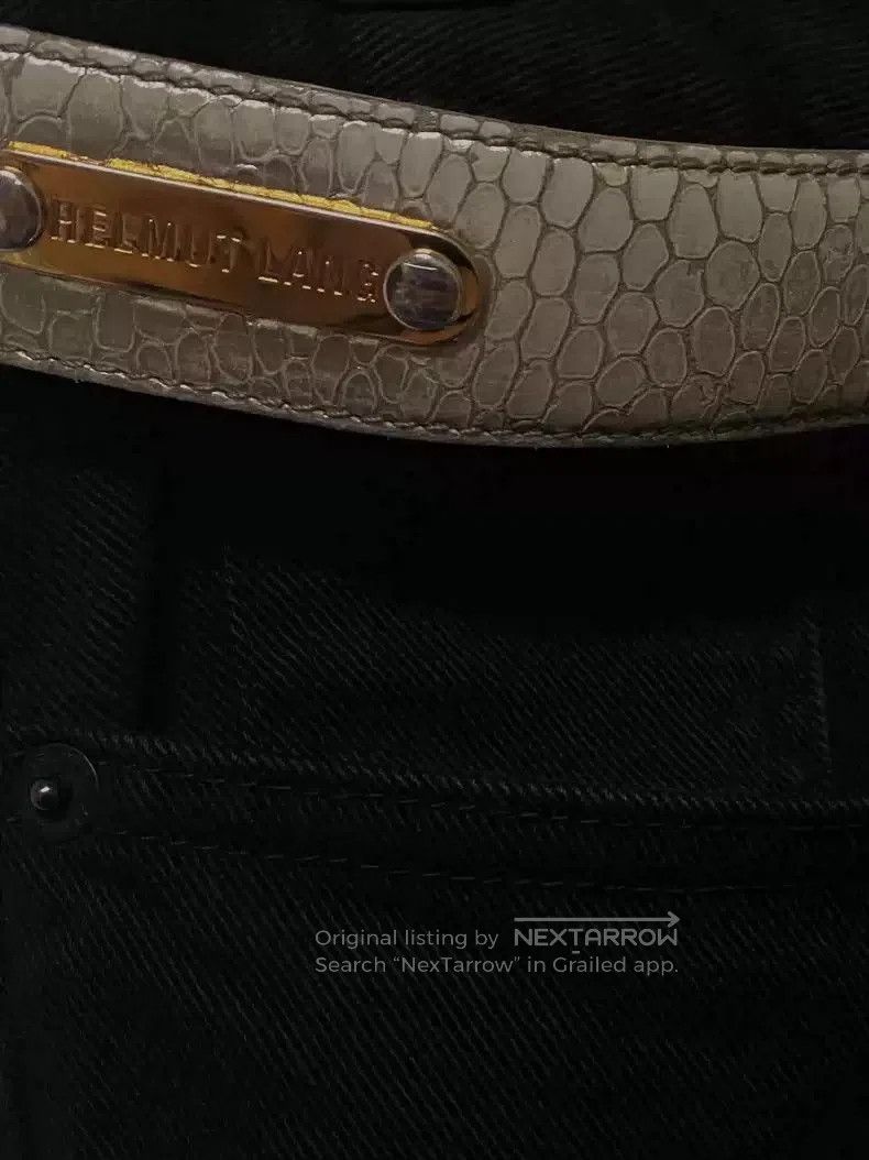 Helmut Lang Helmut Lang Snake belt. Size ONE SIZE - 5 Thumbnail