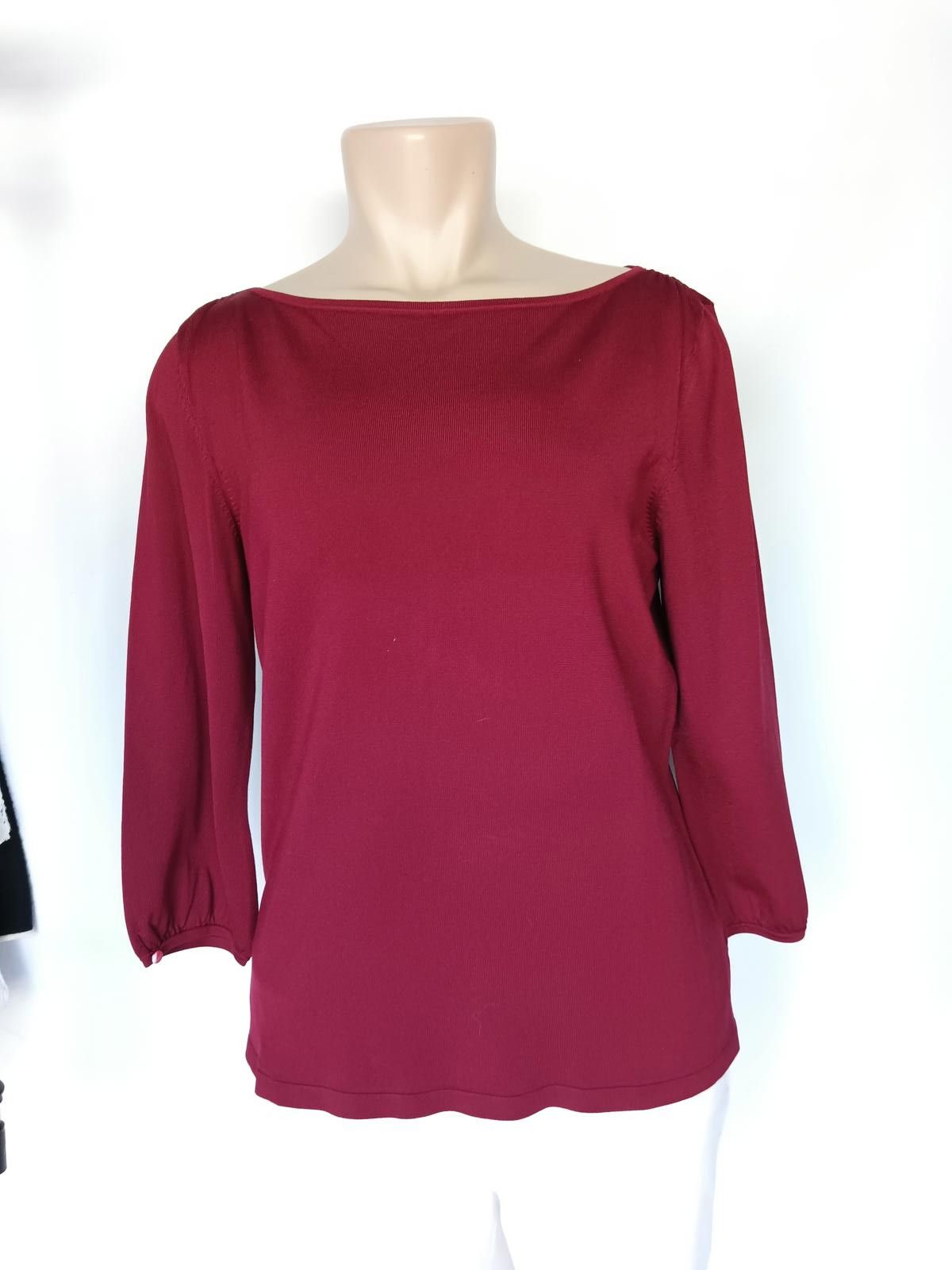 Ann Taylor Ann Taylor Women's Burgundy Long Sleeve Top Size L / US 10 / IT 46 - 1 Thumbnail